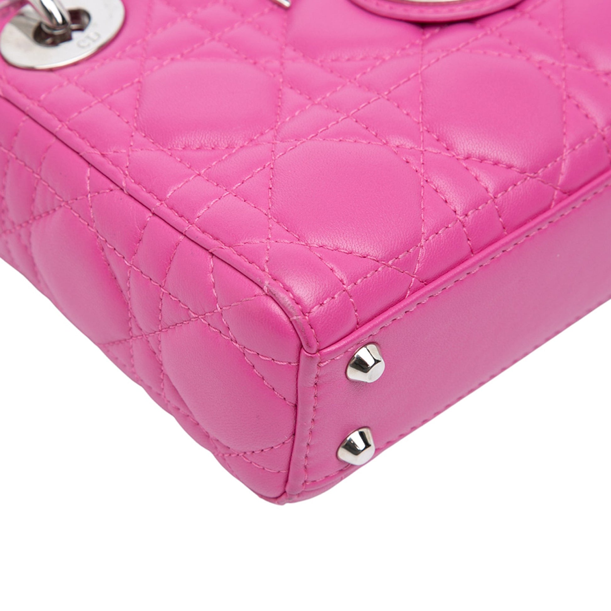 Dior Mini Lambskin Cannage Lady Dior