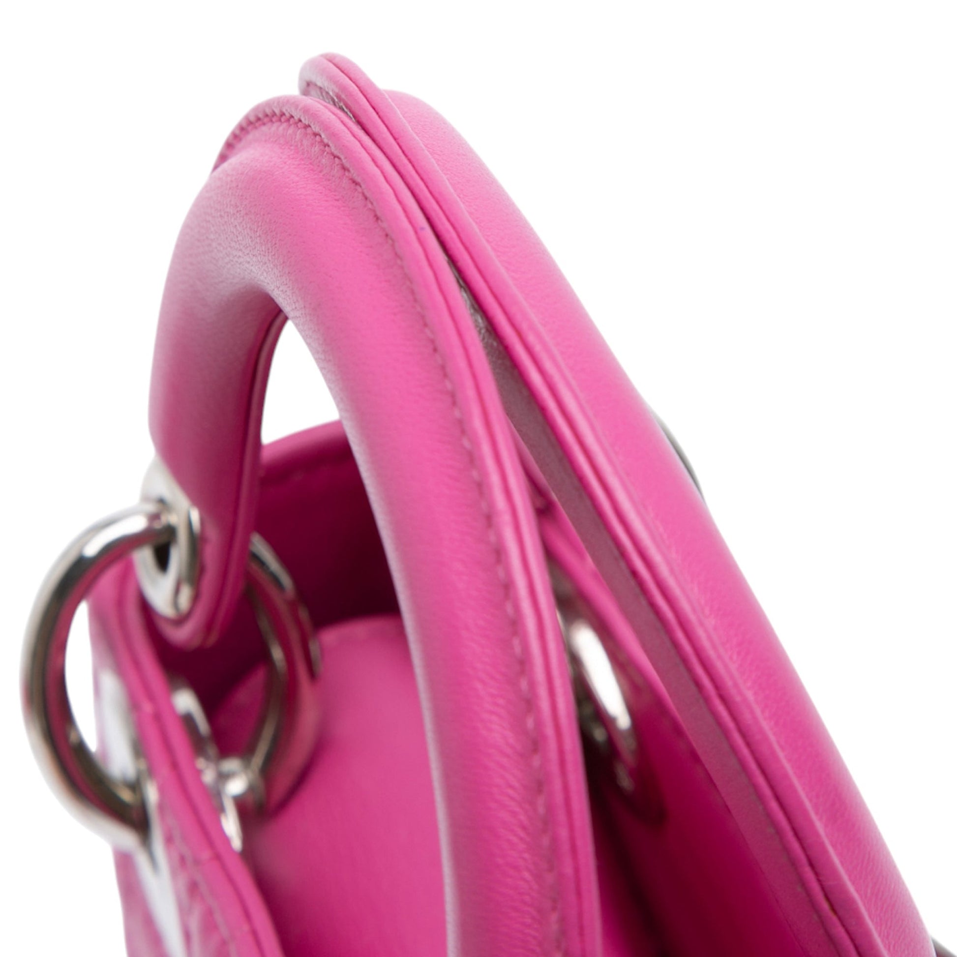Dior Mini Lambskin Cannage Lady Dior