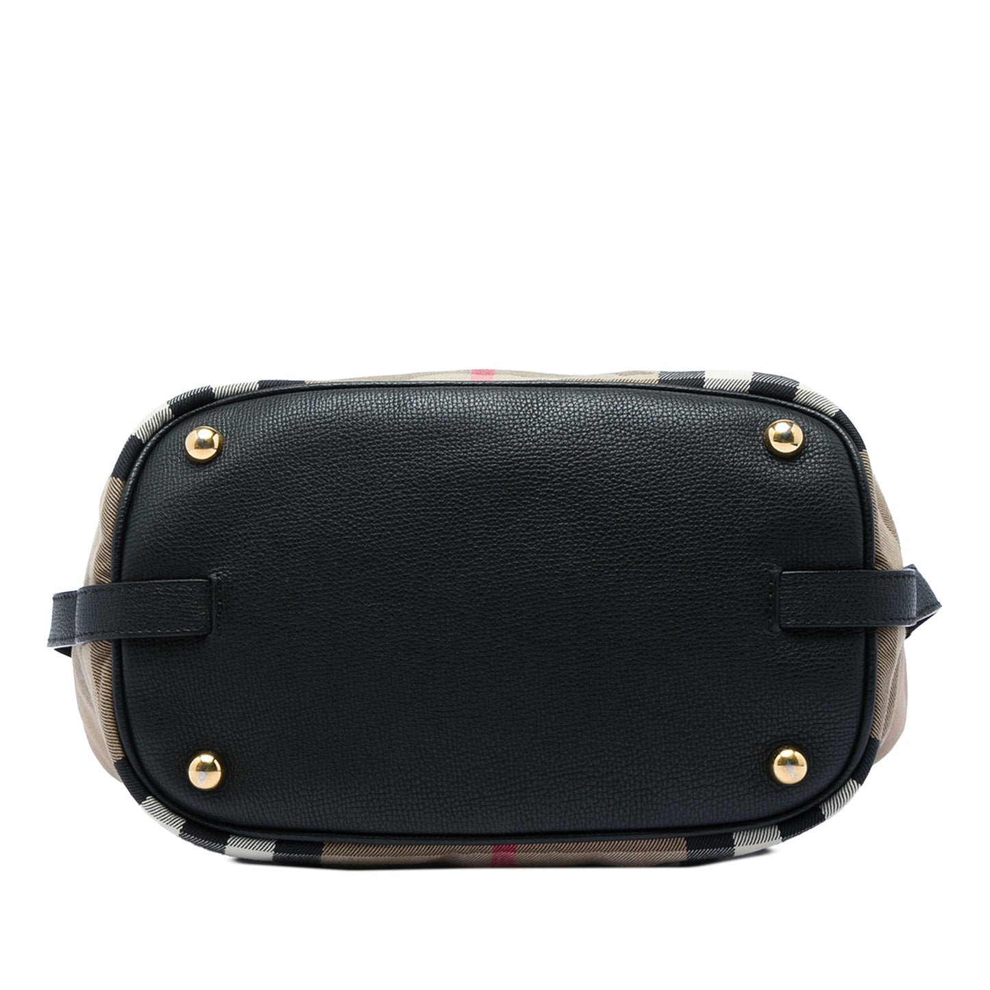 Burberry Medium Mega Check Canvas and Leather Sycamore Hobo
