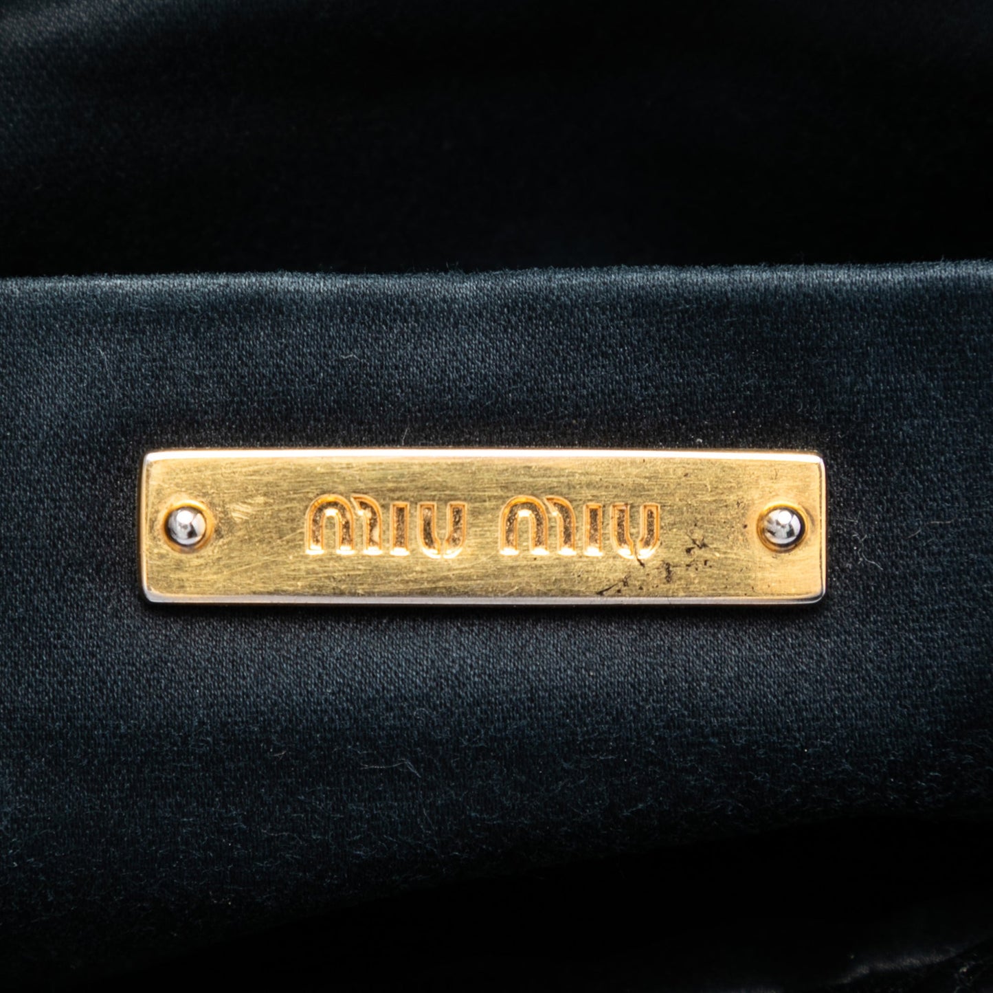 Miu Miu Matelasse Nappa Frame Clutch