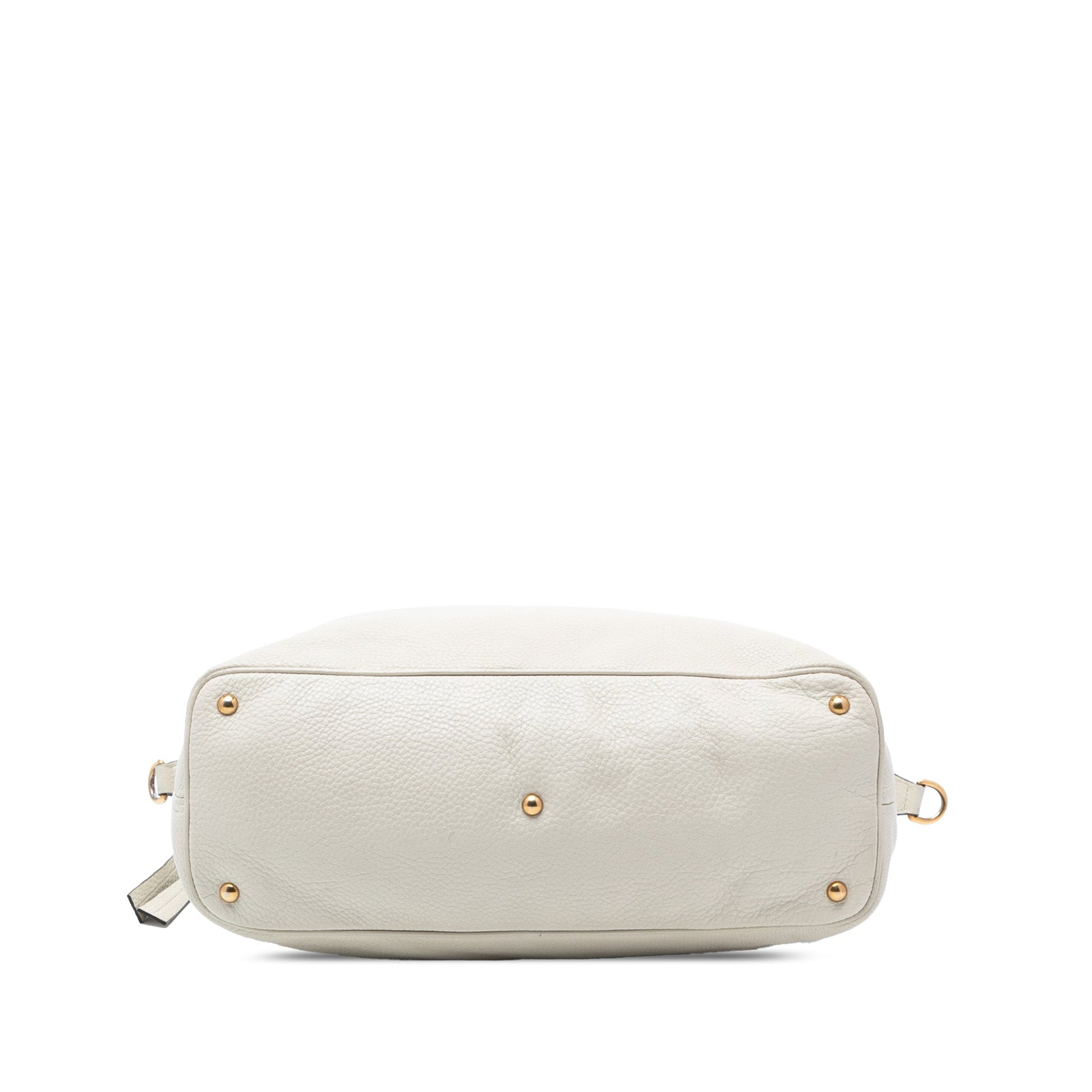 Gucci Leather Twill Satchel
