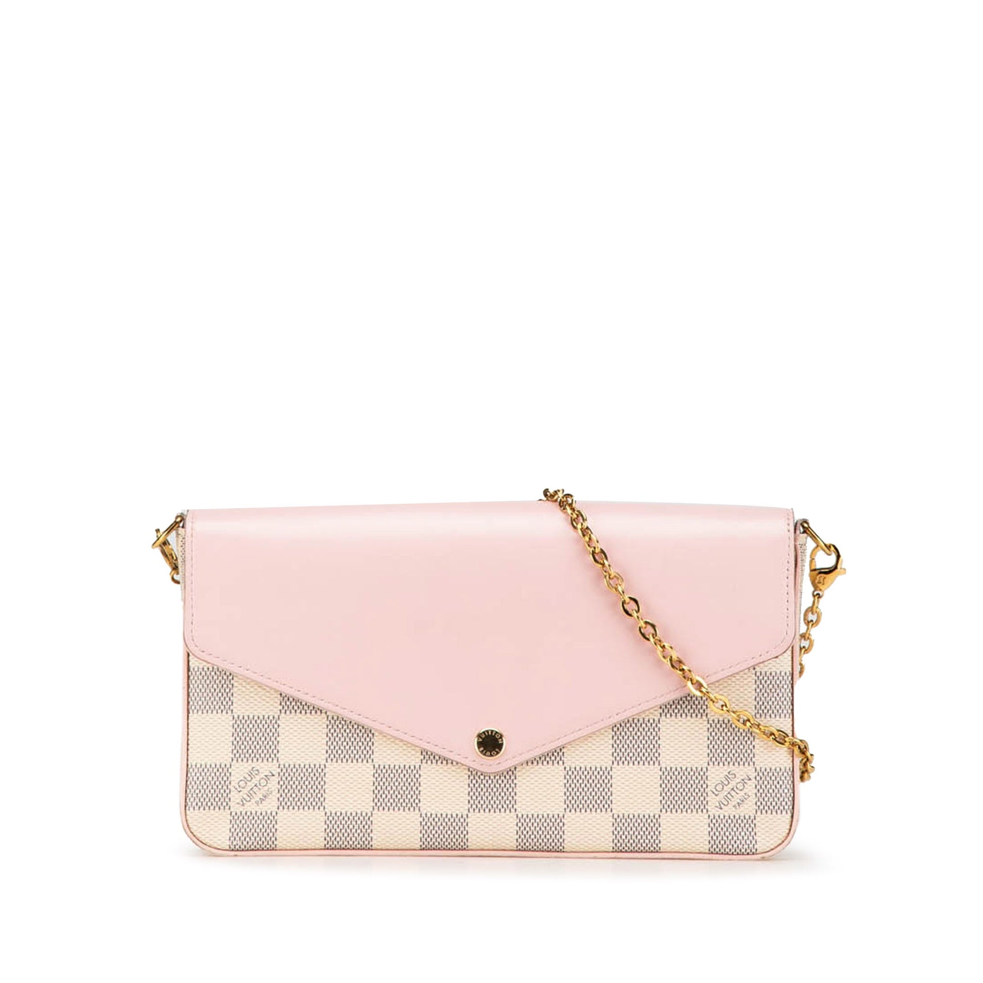 Louis Vuitton Damier Azur Calfskin Pochette Felicie