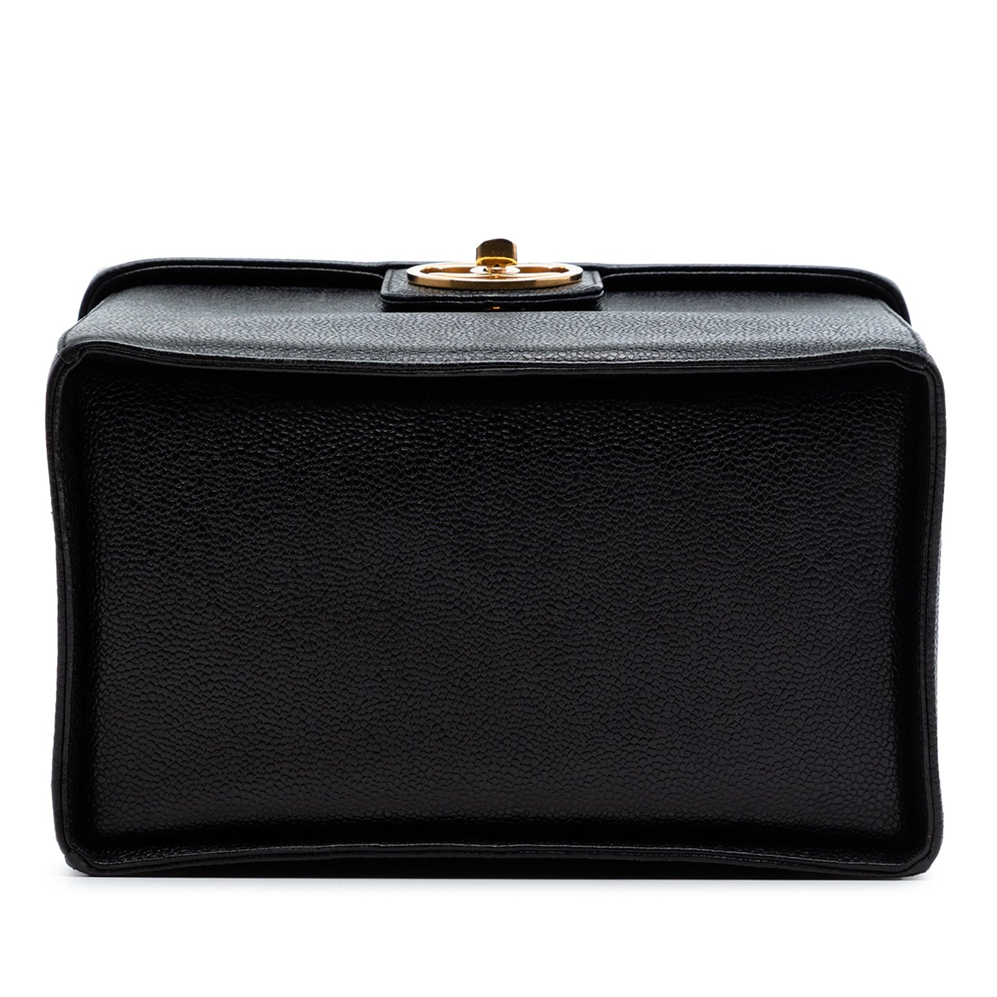 Chanel CC Caviar Turnlock Vanity Bag
