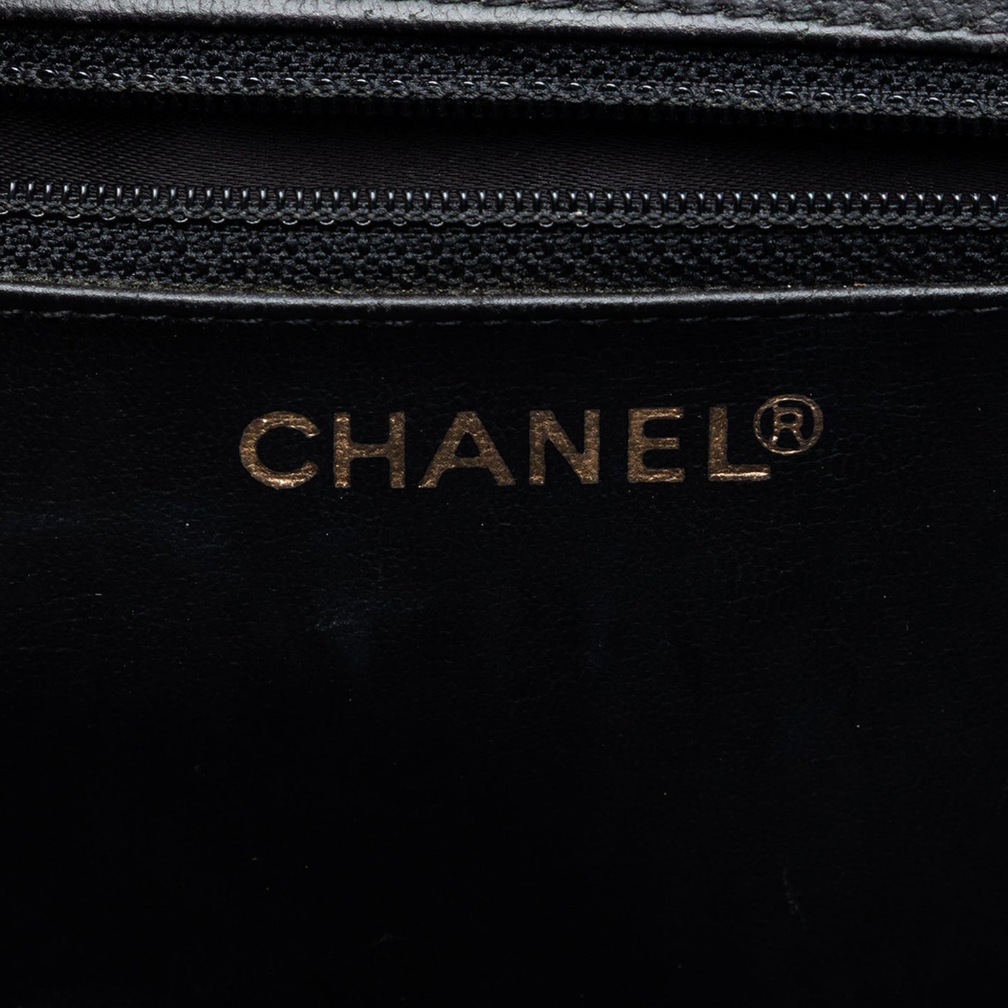 Chanel CC Caviar Turnlock Vanity Bag