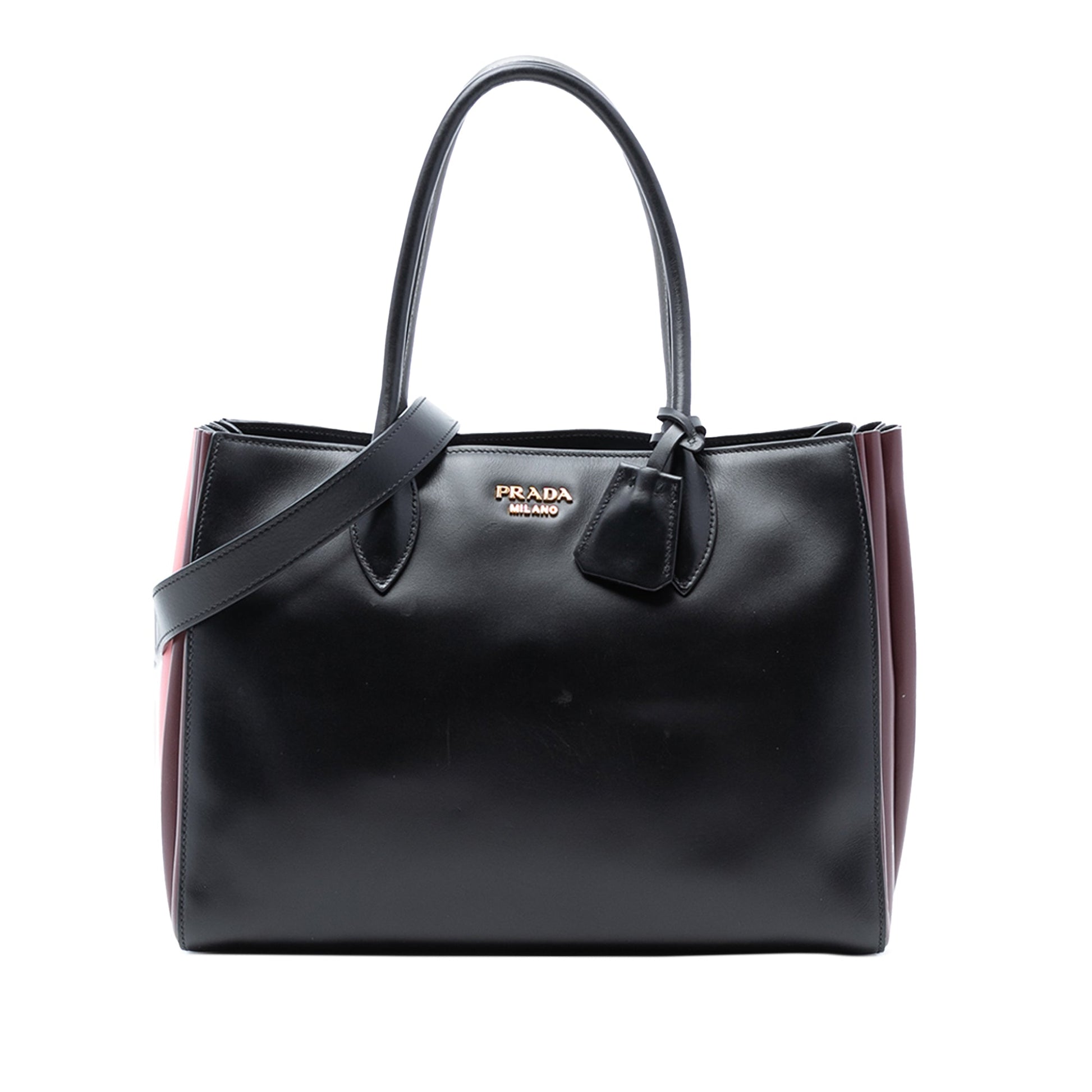 Prada City Calf Bibliotheque Satchel