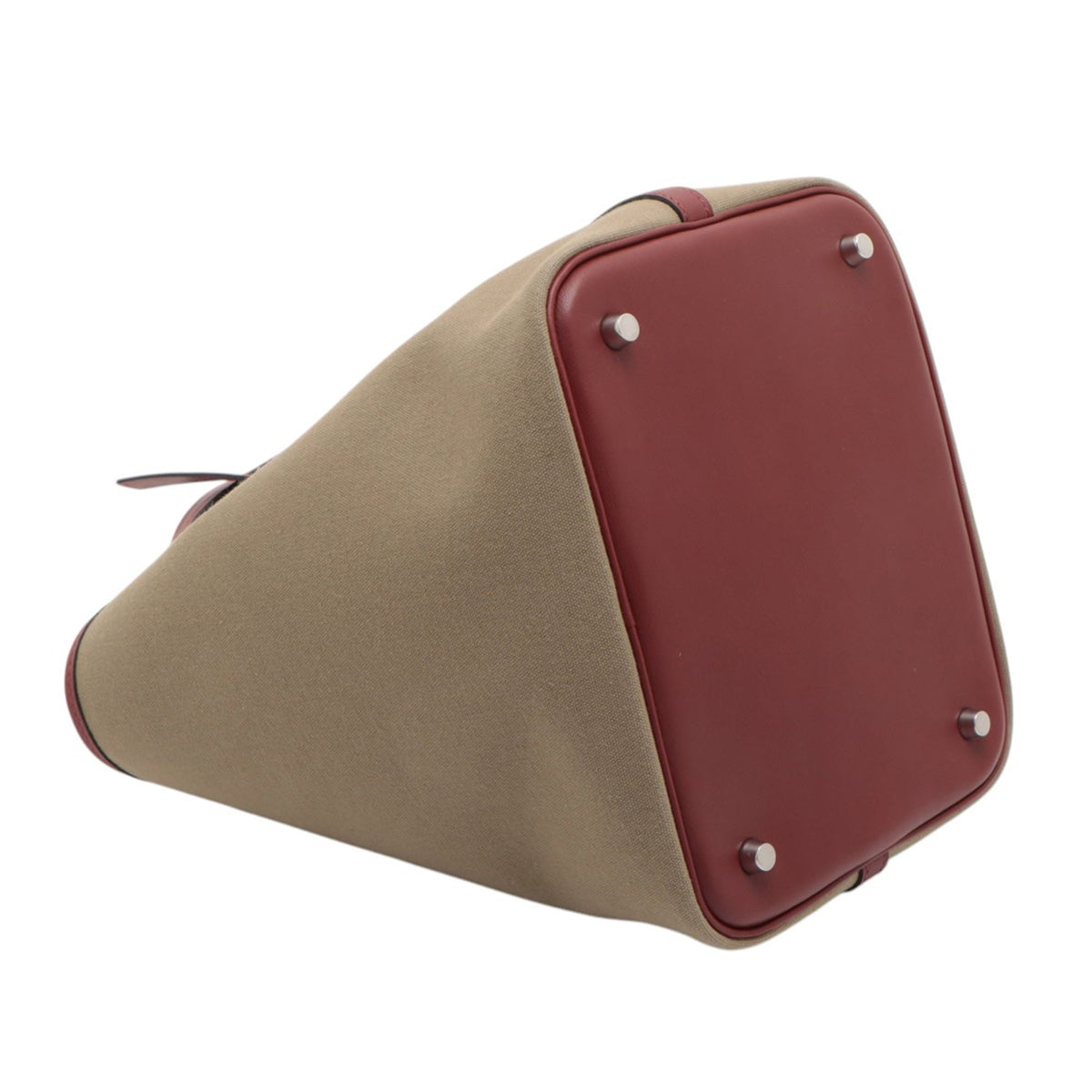 Hermès Toile and Swift Picotin 22 — Brown