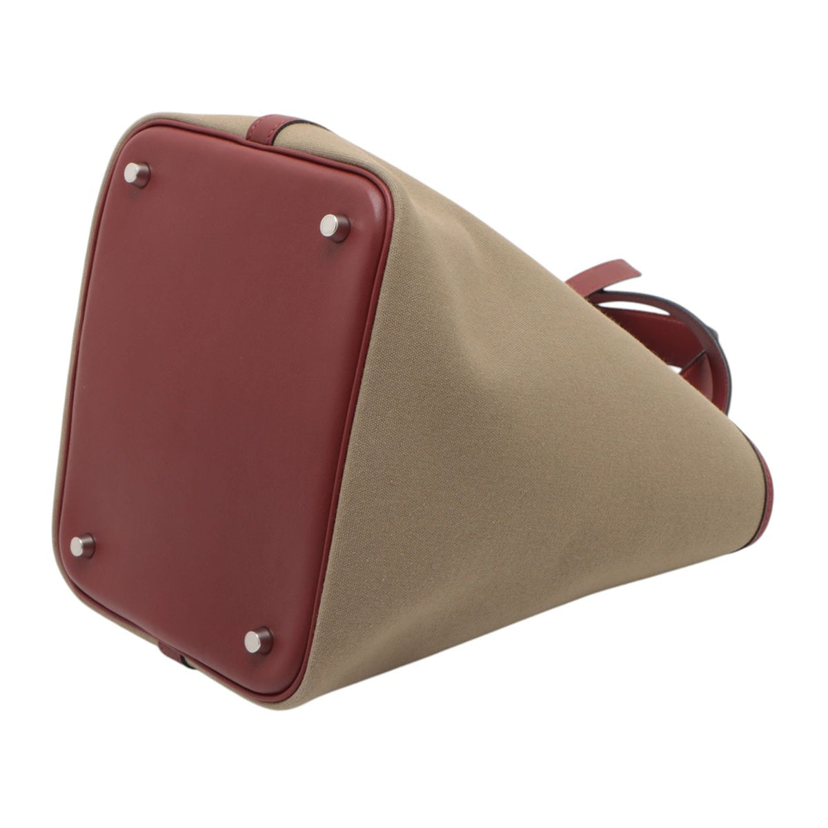 Hermès Toile and Swift Picotin 22 — Brown