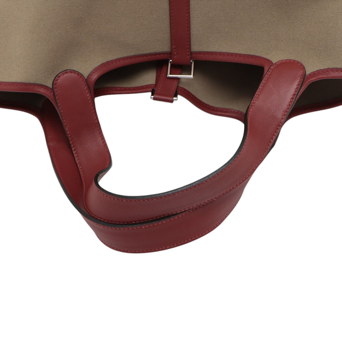 Hermès Toile and Swift Picotin 22 — Brown