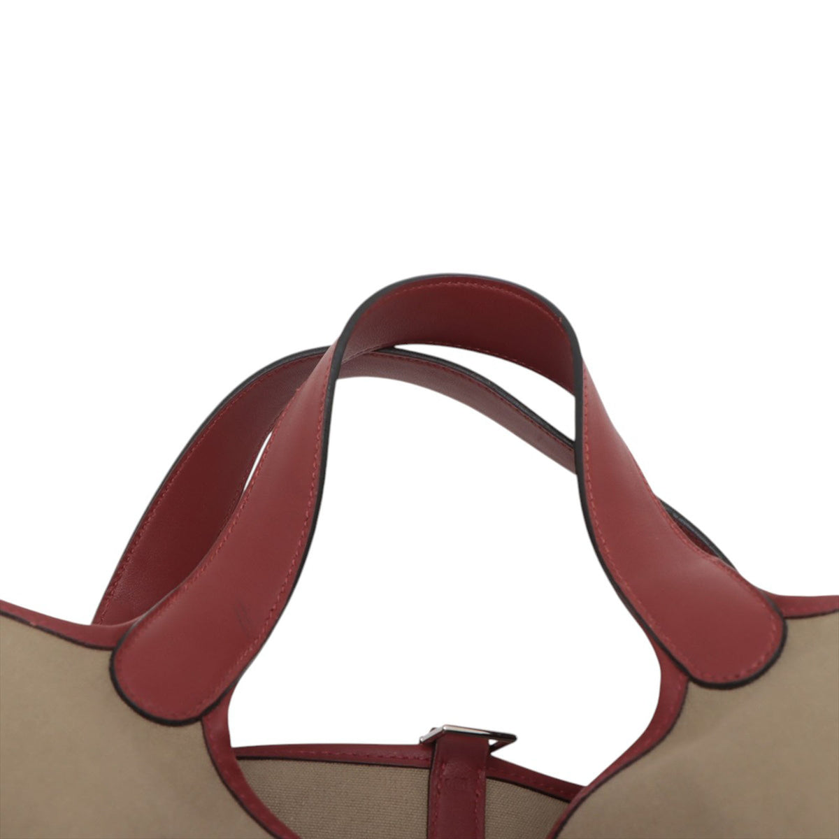 Hermès Toile and Swift Picotin 22 — Brown