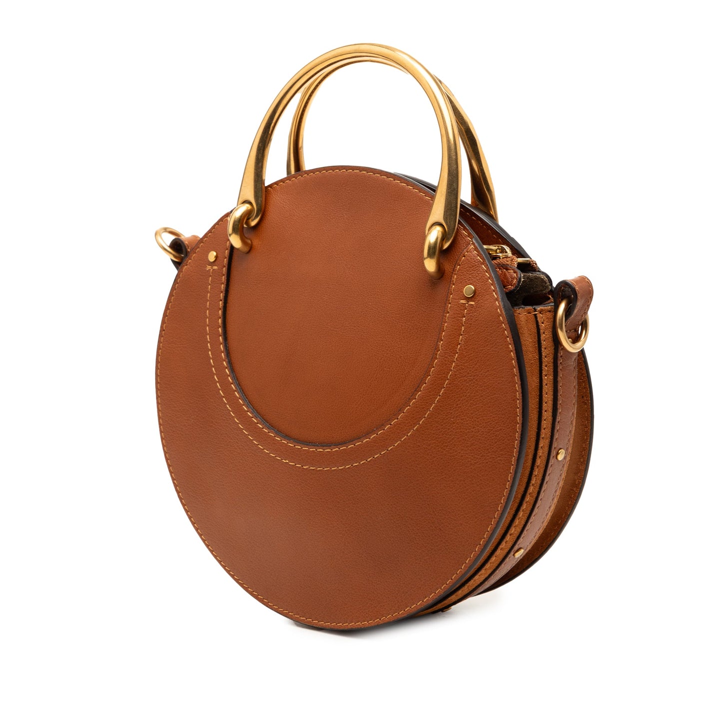 Chloé Small Suede and Raffia Pixie Satchel