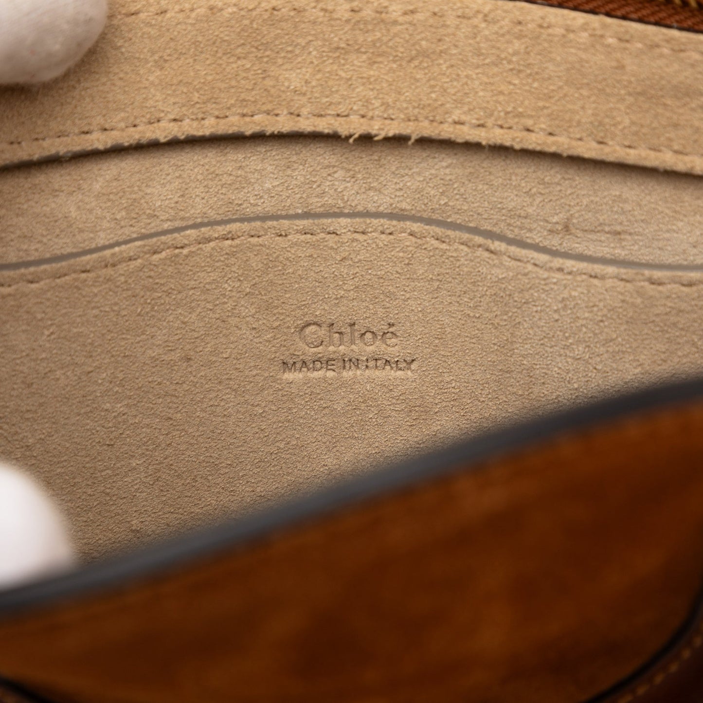 Chloé Small Suede and Raffia Pixie Satchel