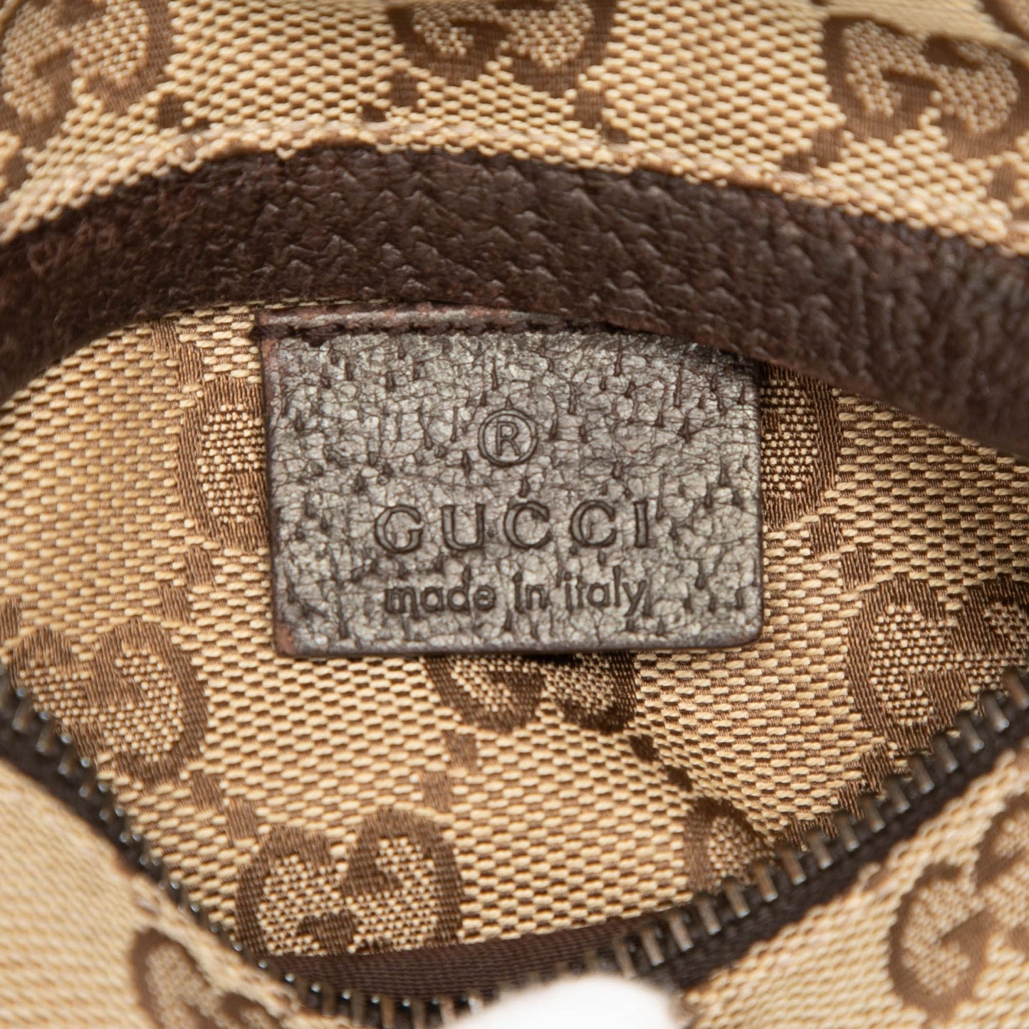 Gucci GG Canvas Double Pocket Belt Bag