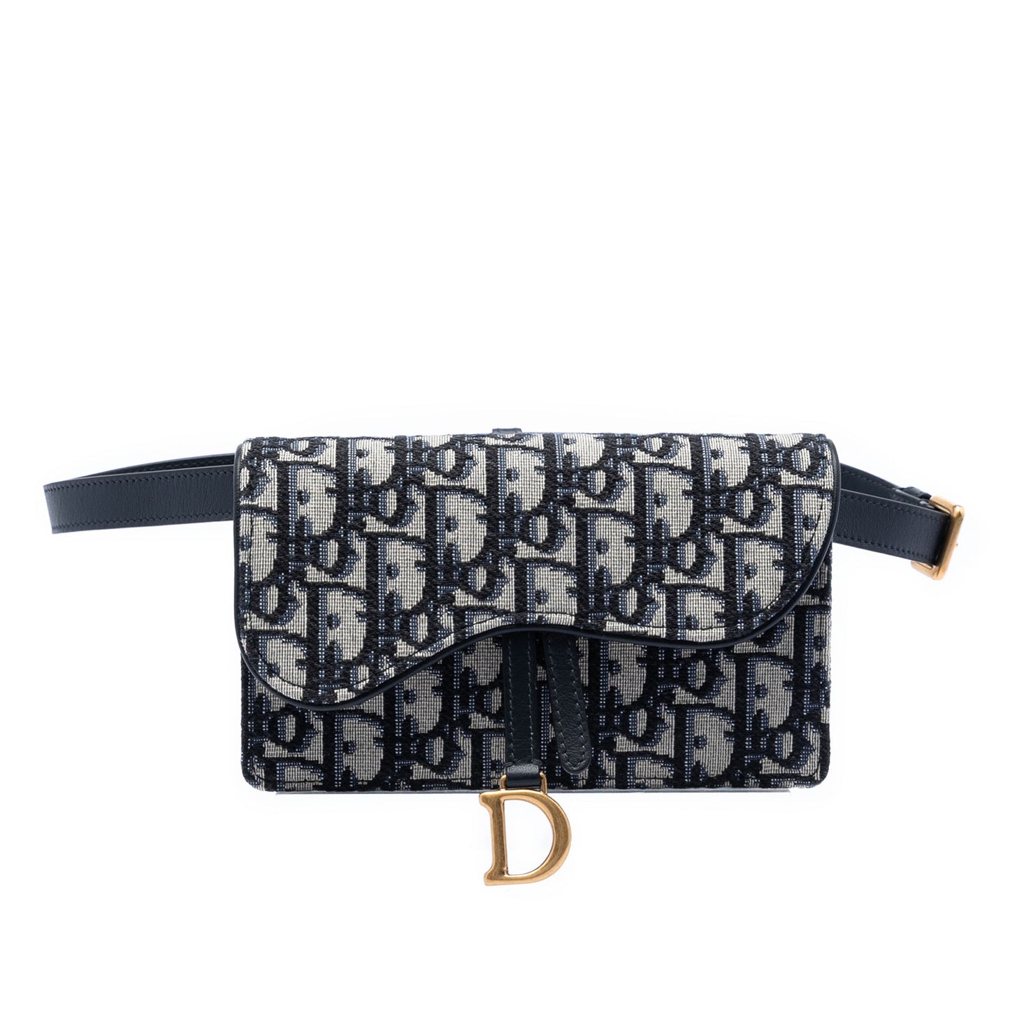 Dior Oblique Canvas Saddle Belt Bag