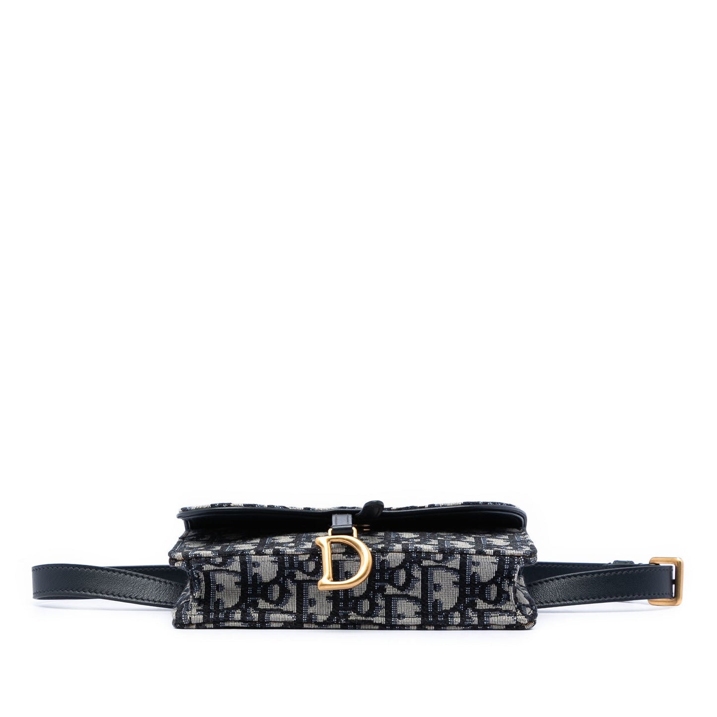 Dior Oblique Canvas Saddle Belt Bag
