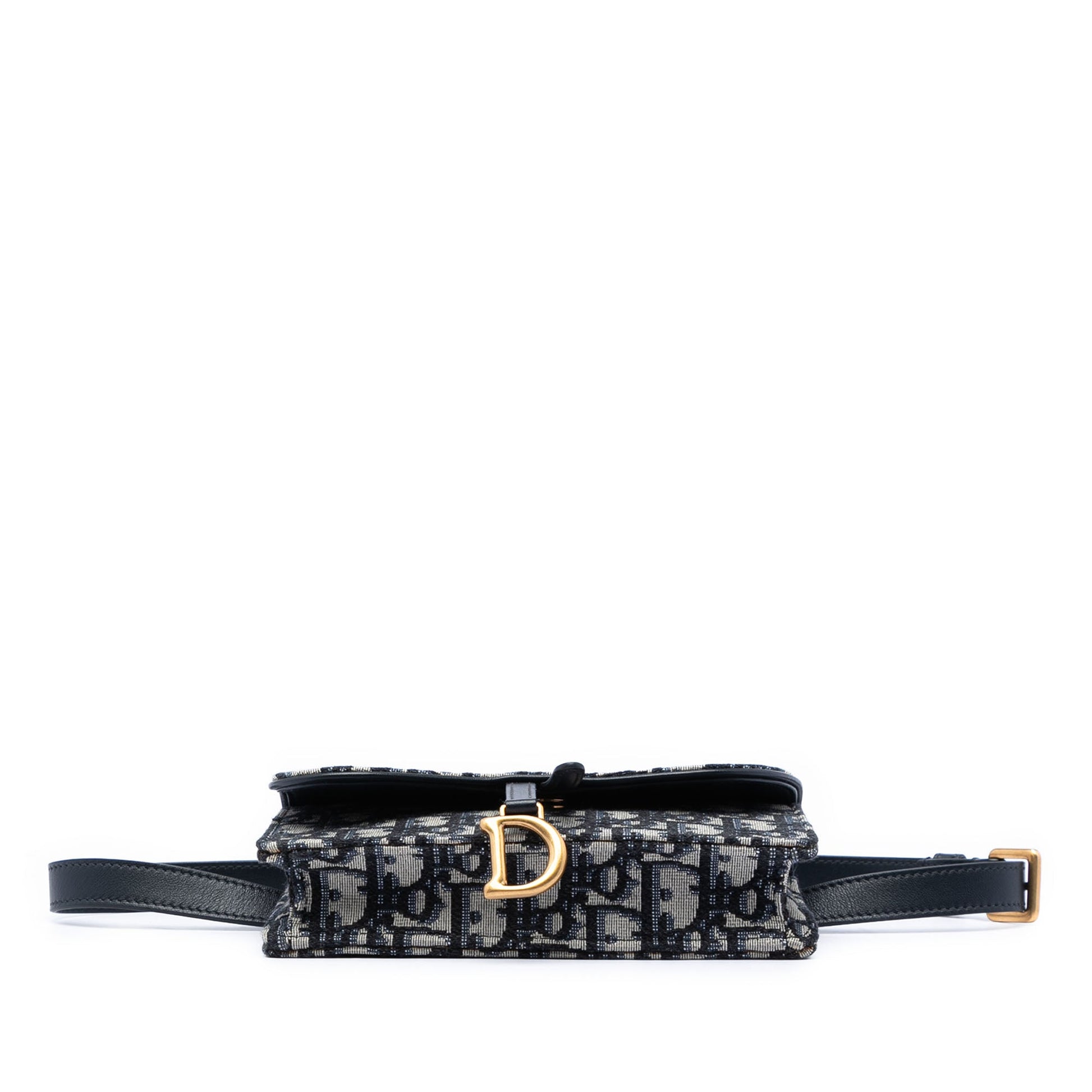 Dior Oblique Canvas Saddle Belt Bag