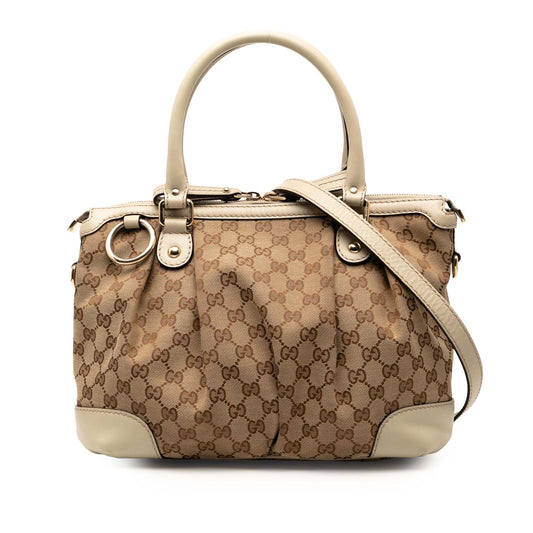 Gucci GG Canvas Sukey Satchel