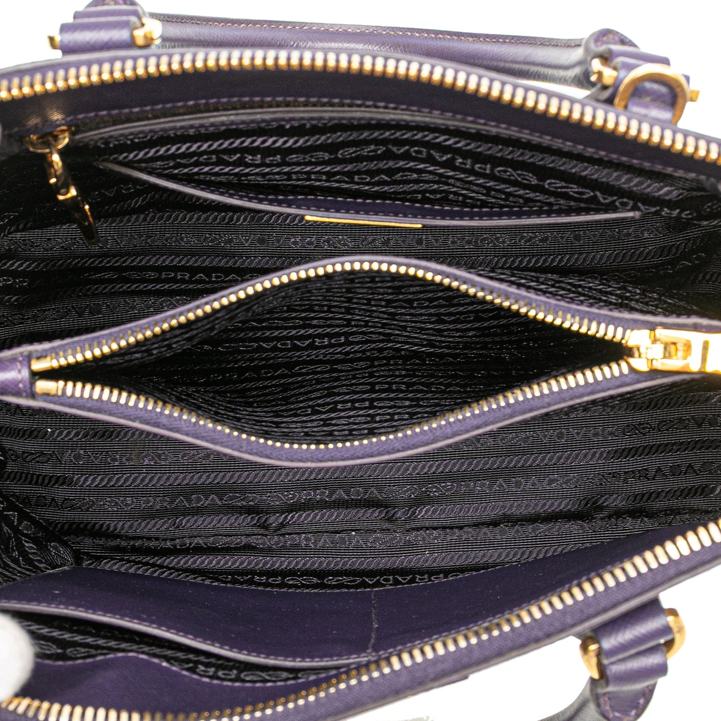 Prada Medium Saffiano Lux Promenade Satchel