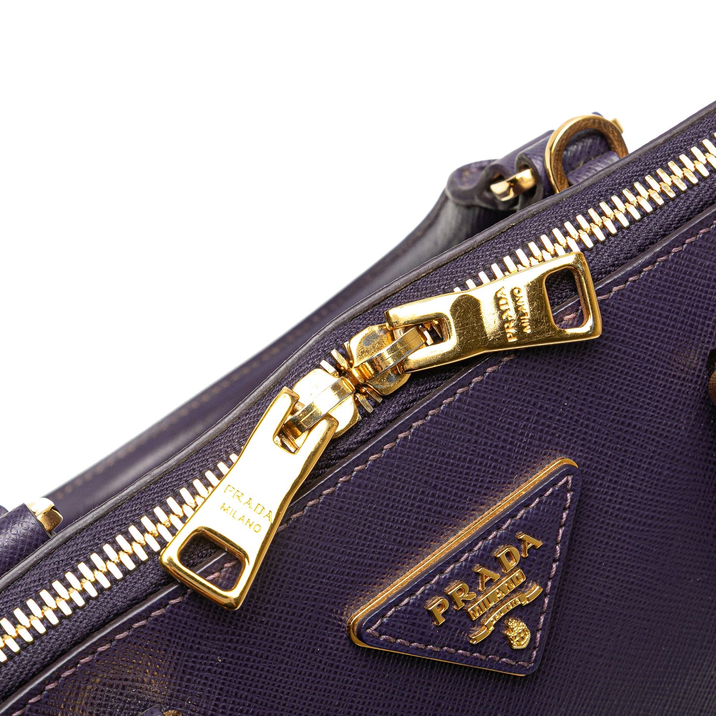 Prada Medium Saffiano Lux Promenade Satchel