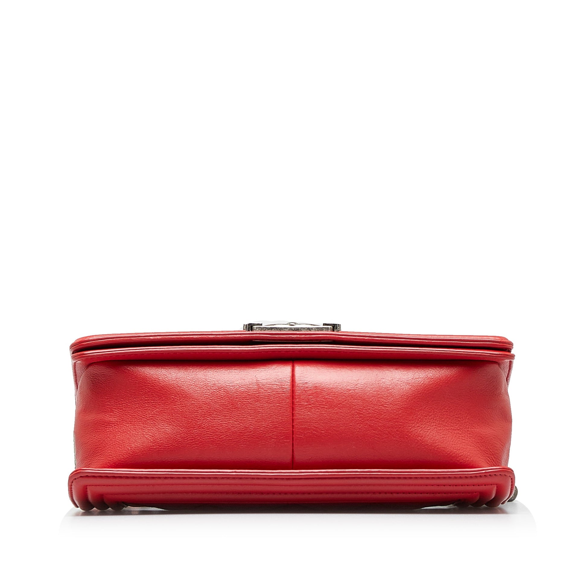 Old Medium Calfskin Double Stitch Boy Flap
