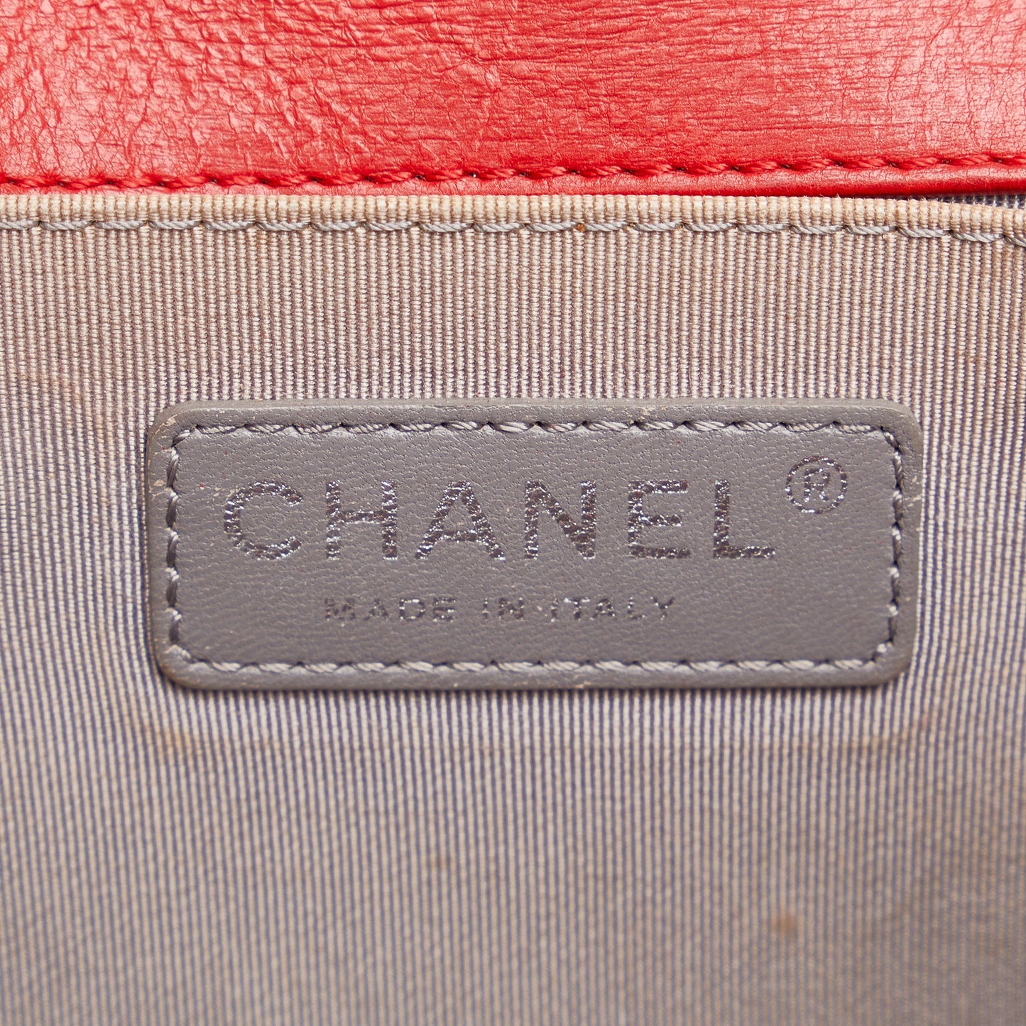 Old Medium Calfskin Double Stitch Boy Flap