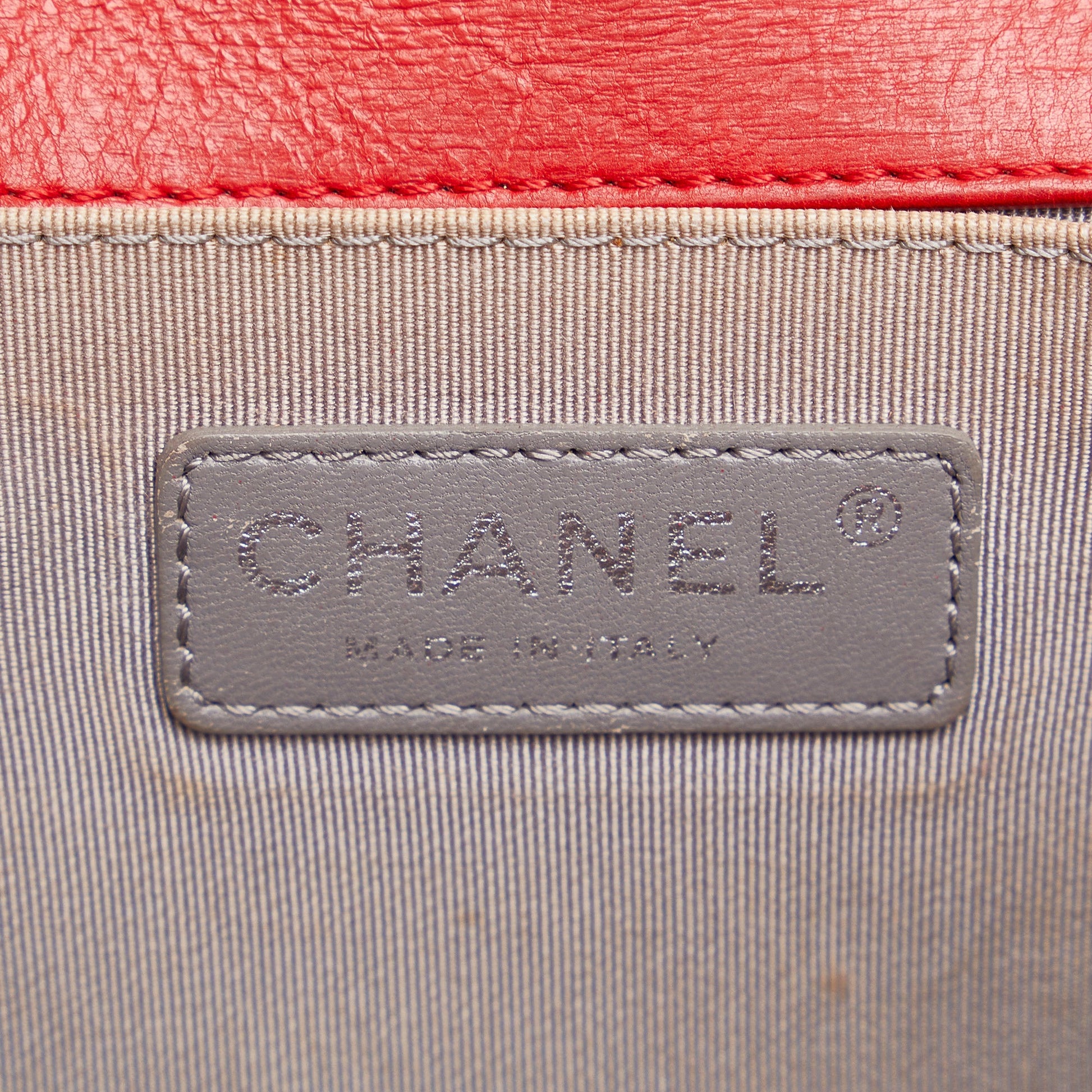 Old Medium Calfskin Double Stitch Boy Flap