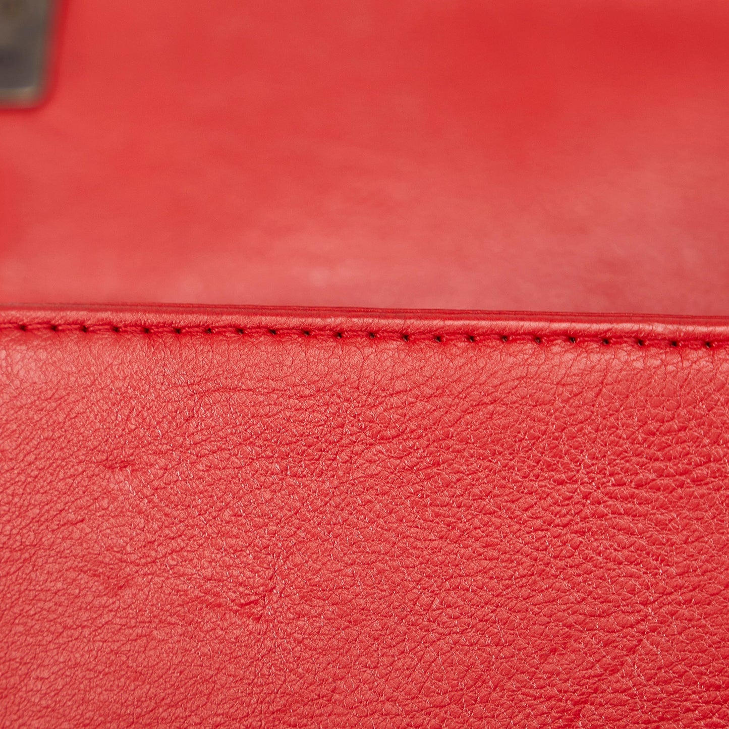 Old Medium Calfskin Double Stitch Boy Flap