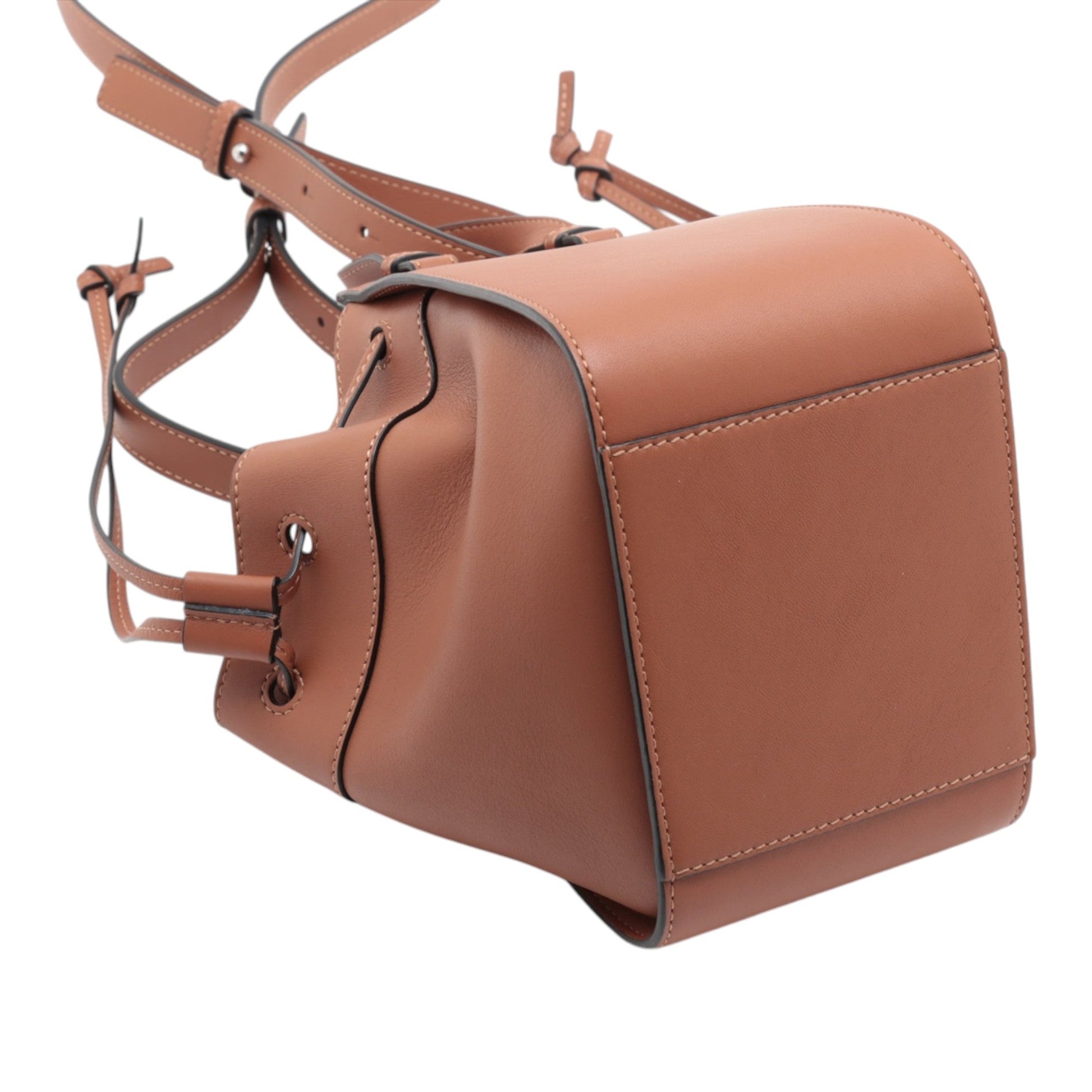 LOEWE Mini Leather Drawstring Hammock Bag