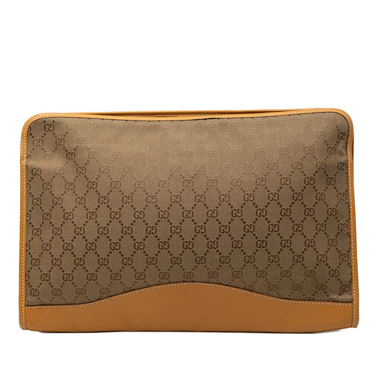 GG Canvas Clutch