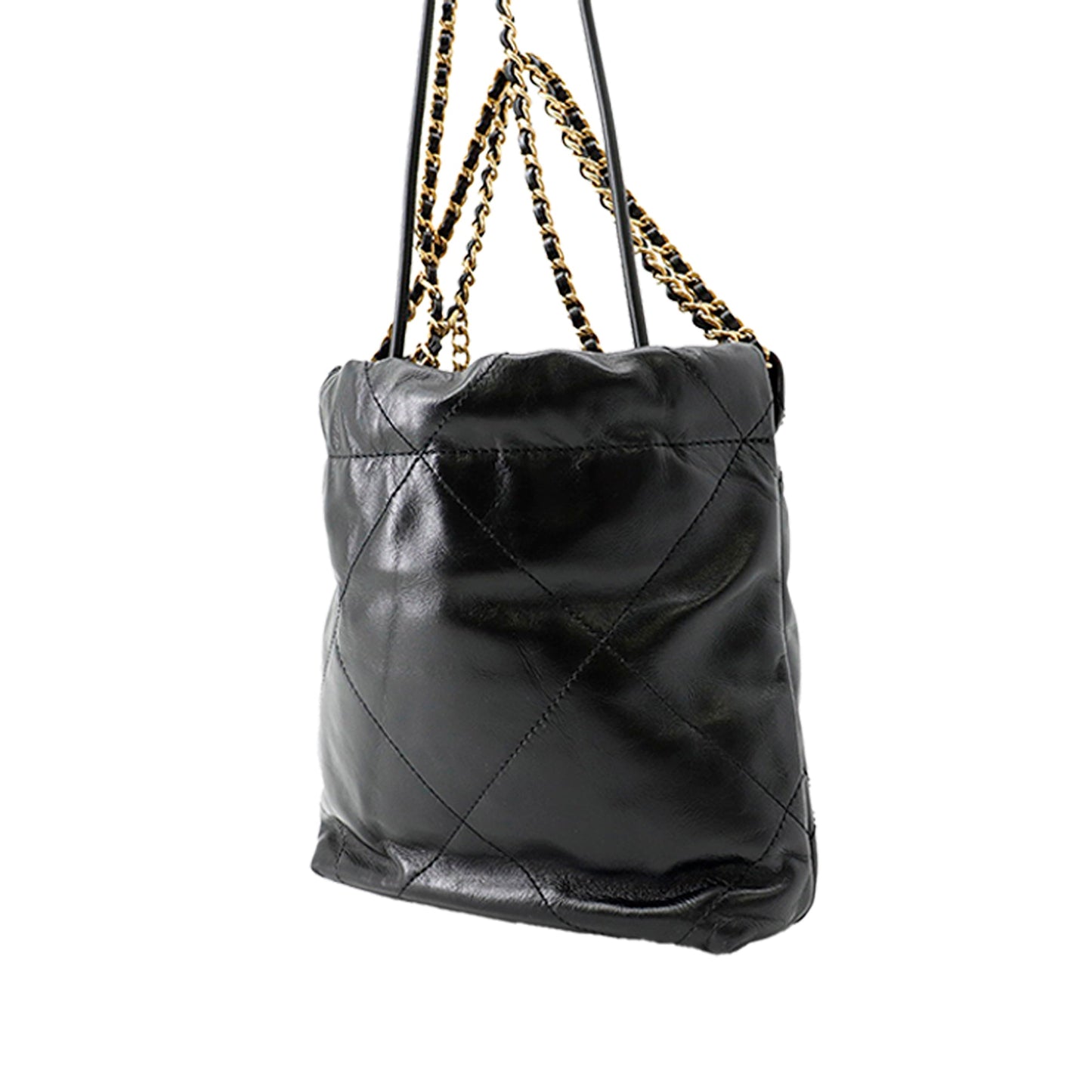 Chanel Mini Shiny Calfskin 22 Handbag