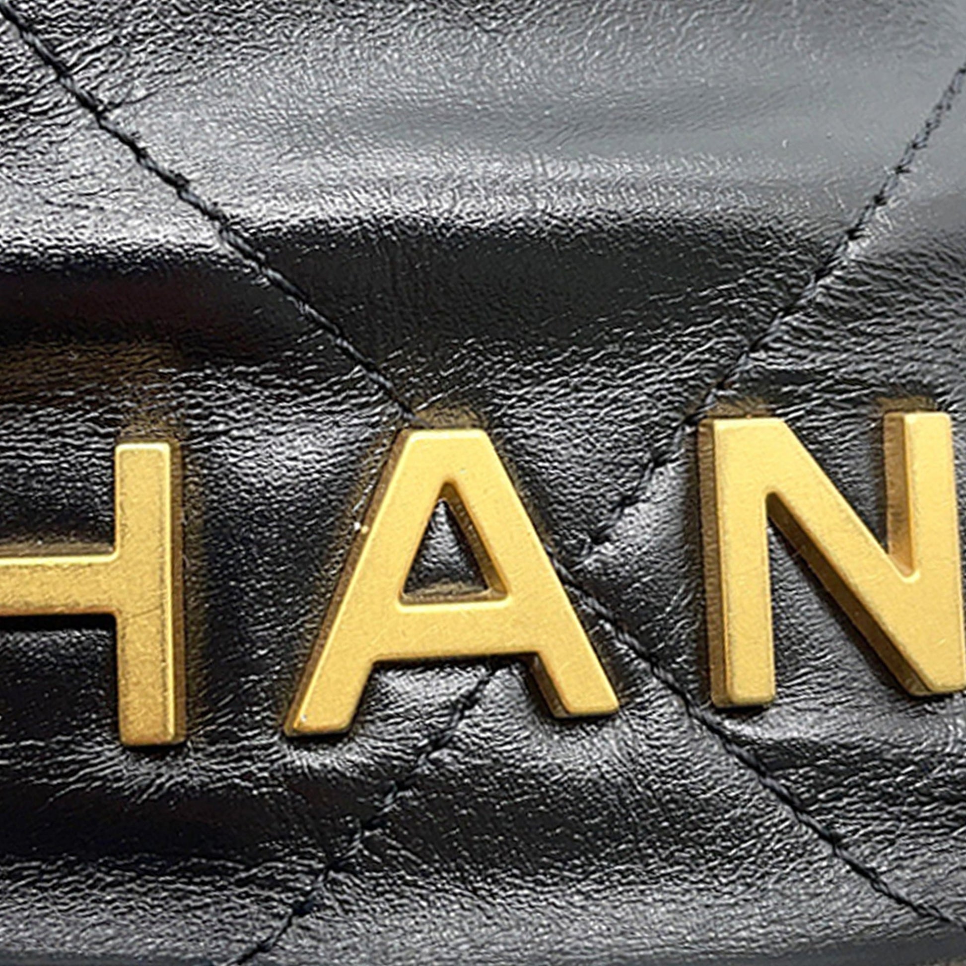 Chanel Mini Shiny Calfskin 22 Handbag