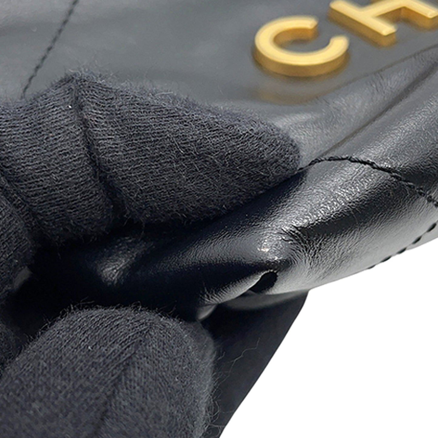 Chanel Mini Shiny Calfskin 22 Handbag