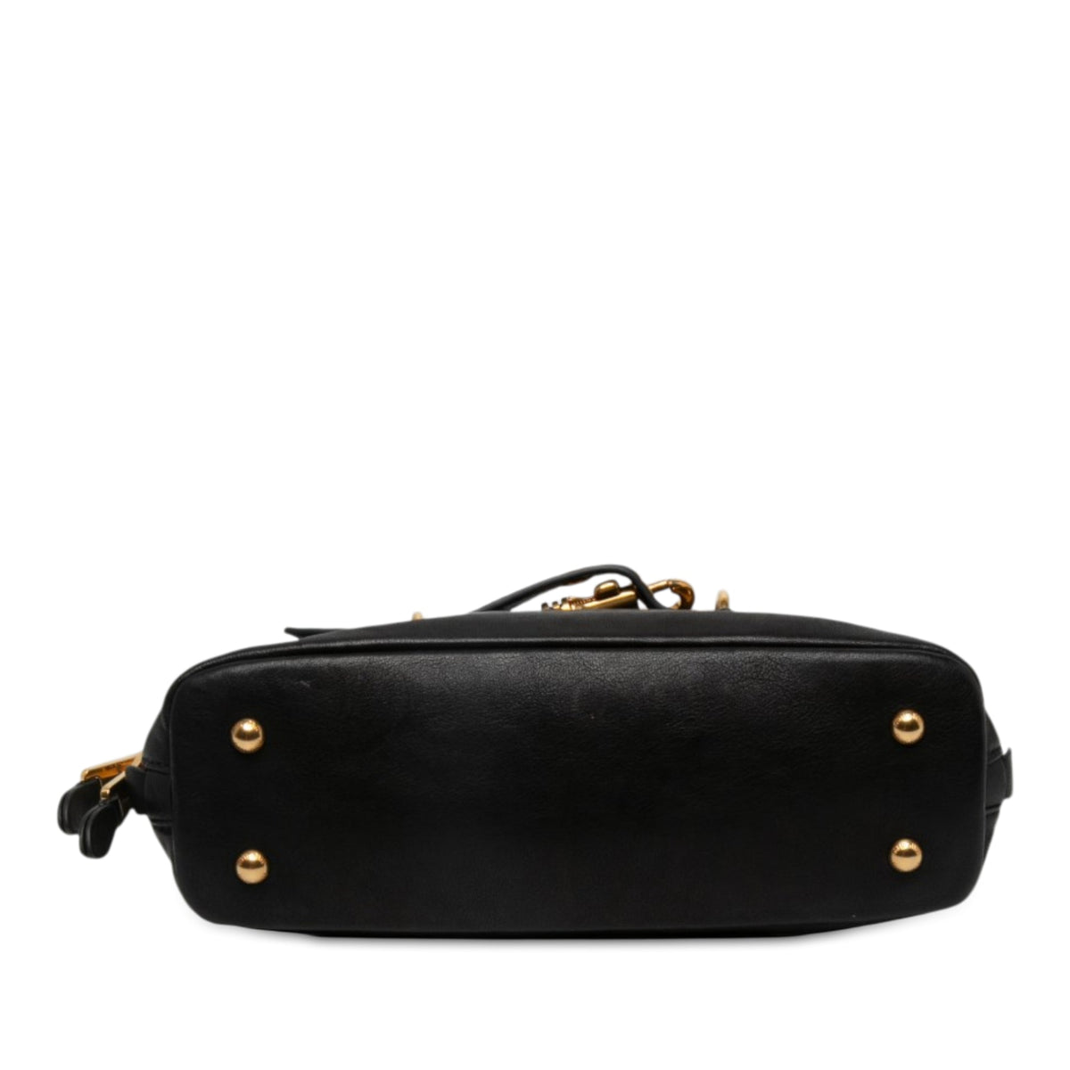 Miu Miu Small Nappa Aventure Satchel — Black