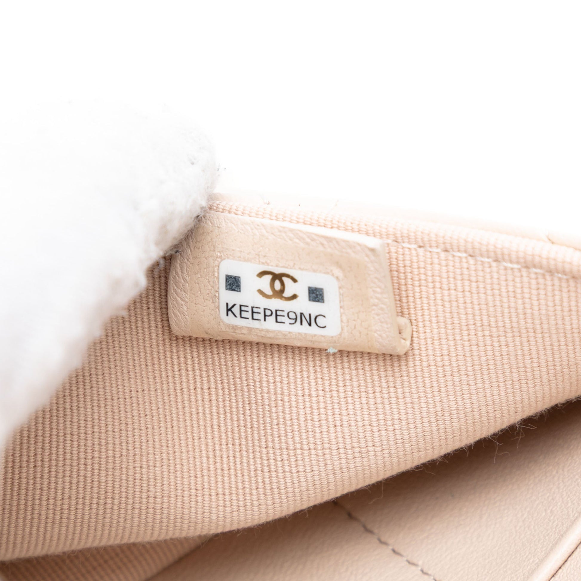 Chanel Quilted Lambskin Giant CC Flap Phone Holder with Chain