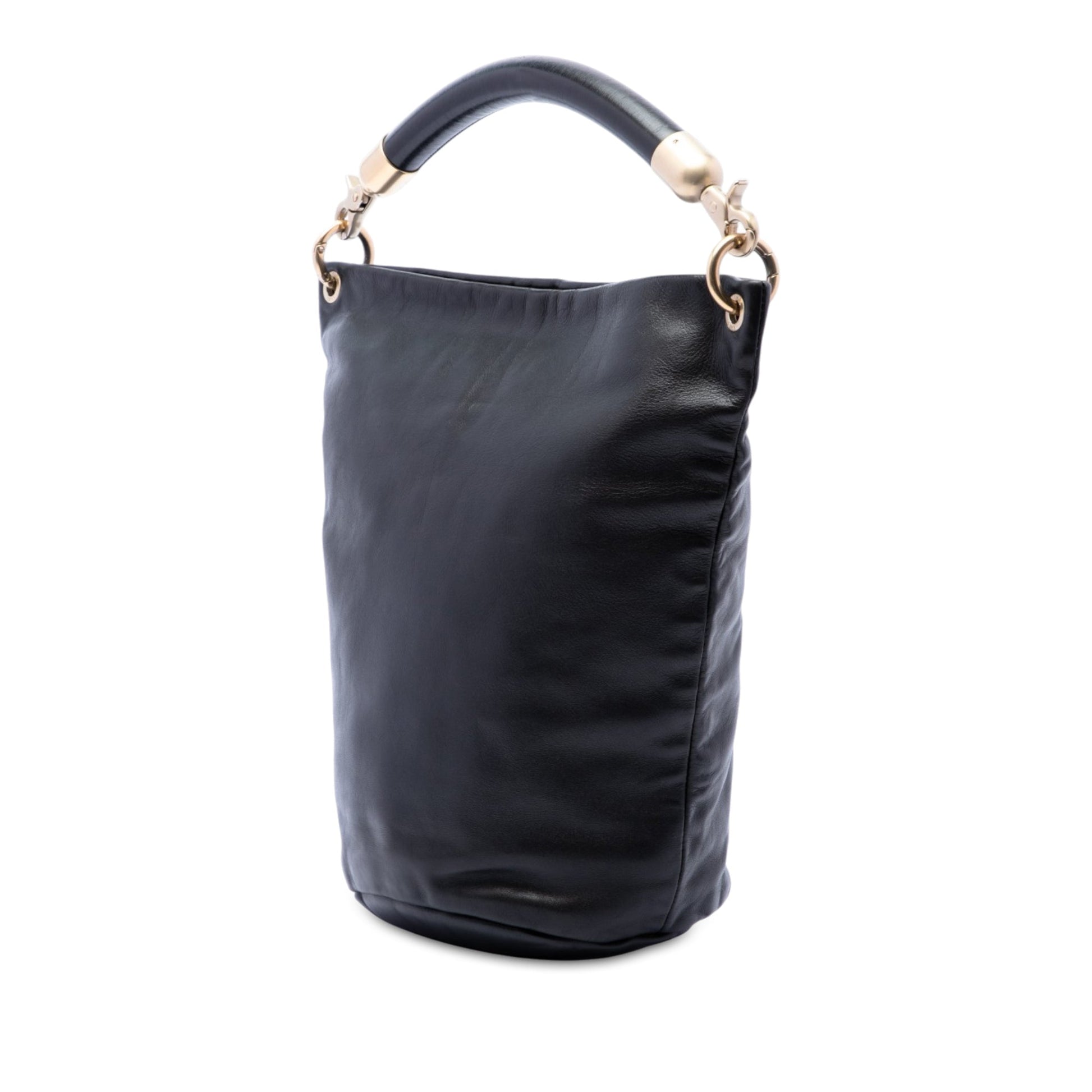 Chanel CC Lambskin Bucket Bag