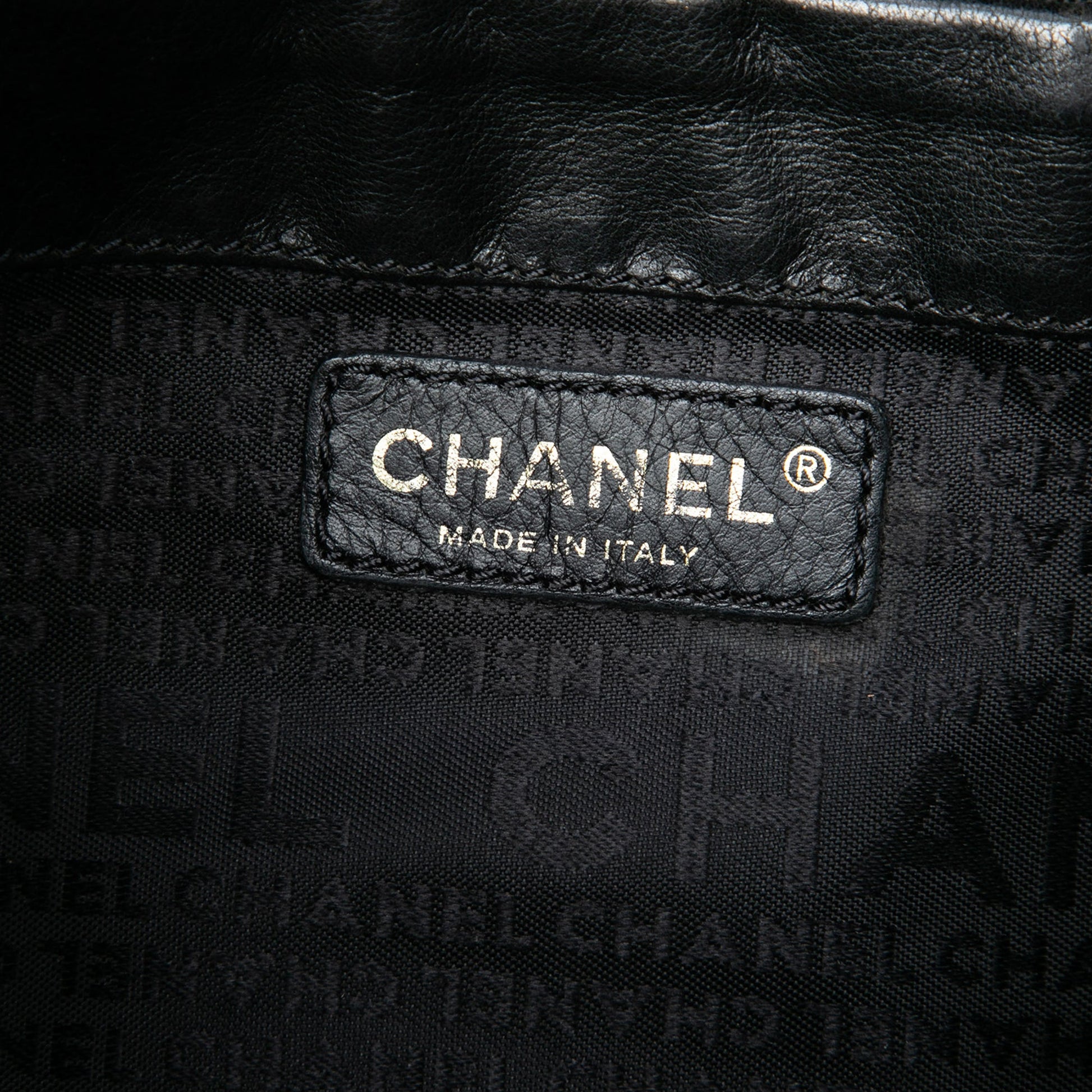 Chanel CC Lambskin Bucket Bag