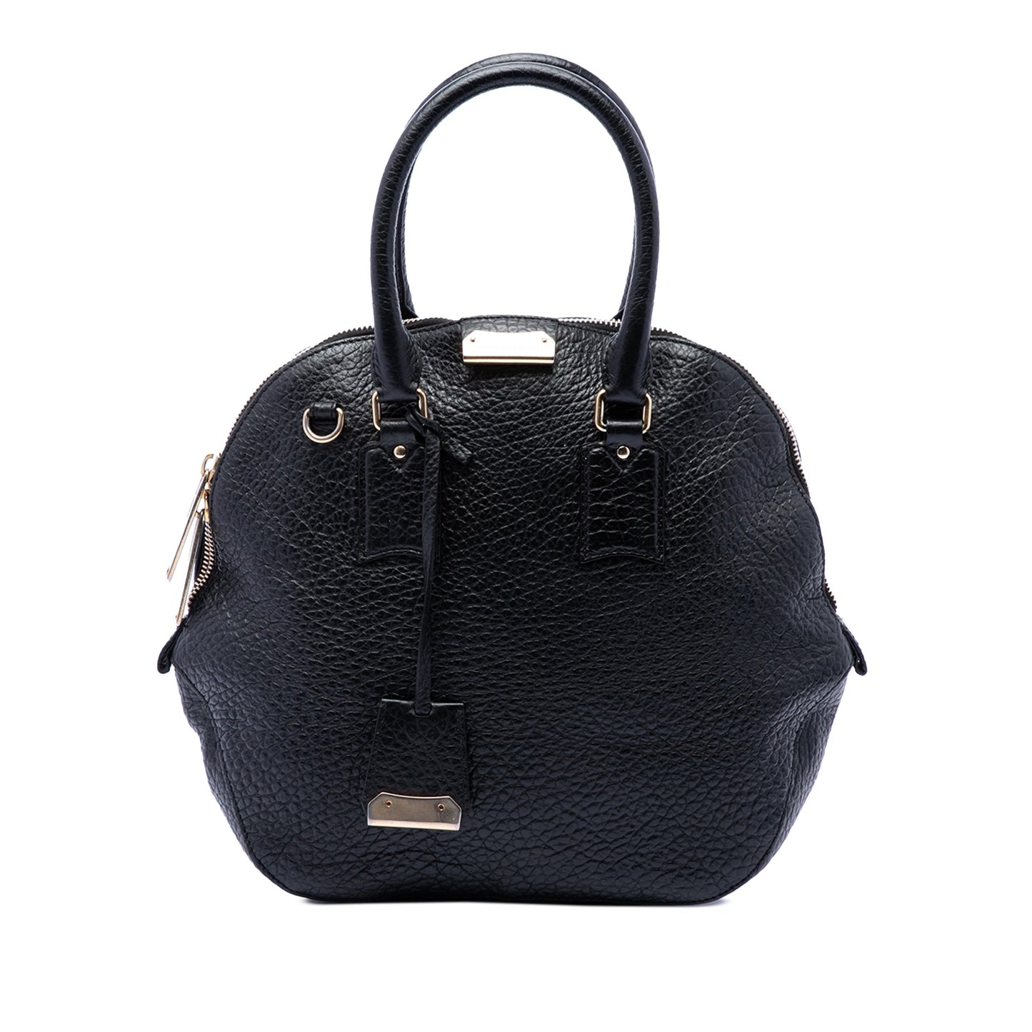 Burberry Large Grained Calfskin Heritage Orchard Bowling Bag