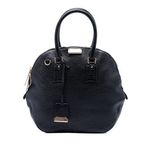 Burberry Large Grained Calfskin Heritage Orchard Bowling Bag