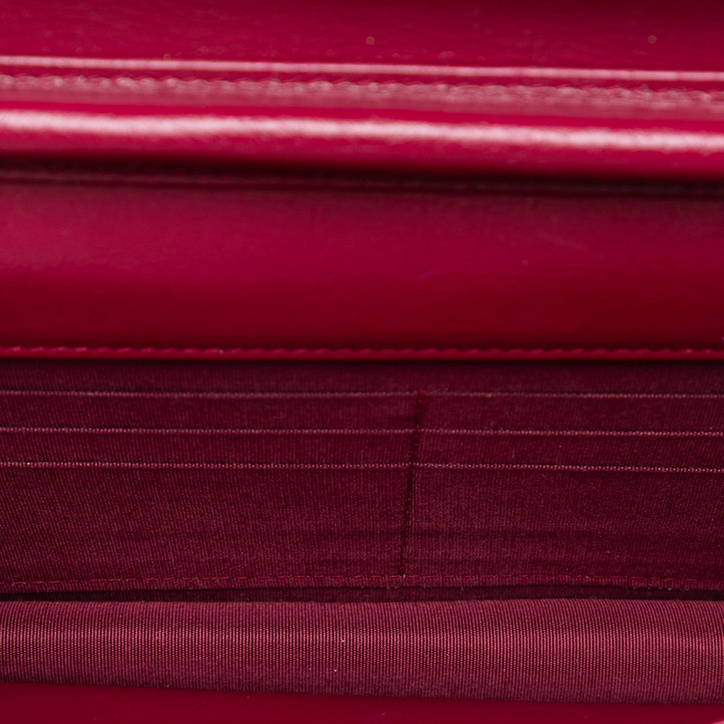 Chanel Stitched Goatskin Golden CC Wallet On Chain