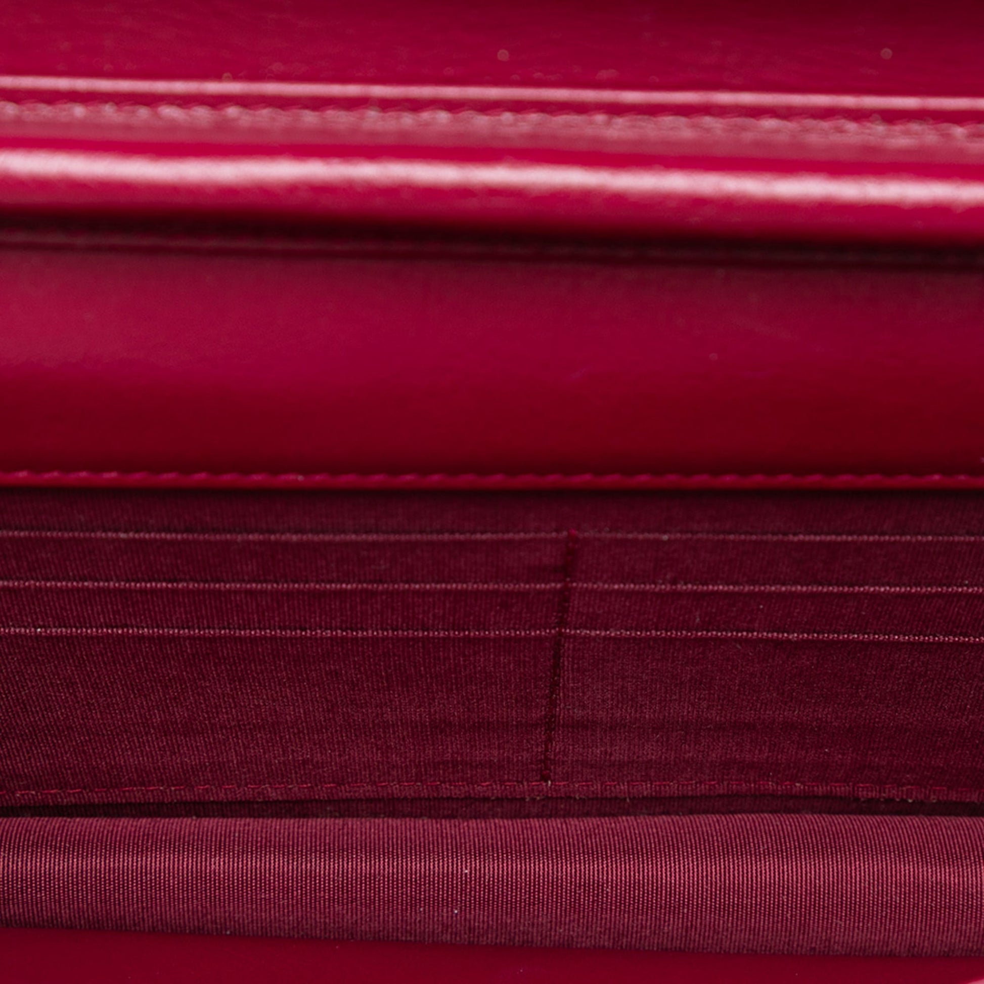 Chanel Stitched Goatskin Golden CC Wallet On Chain