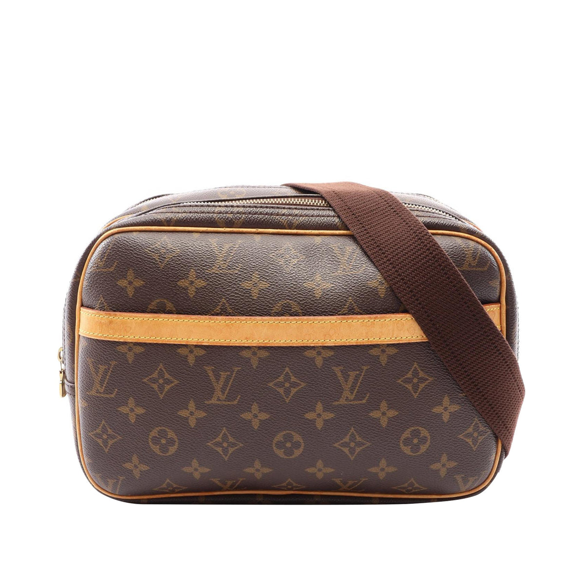 Louis Vuitton Monogram Reporter PM — Brown