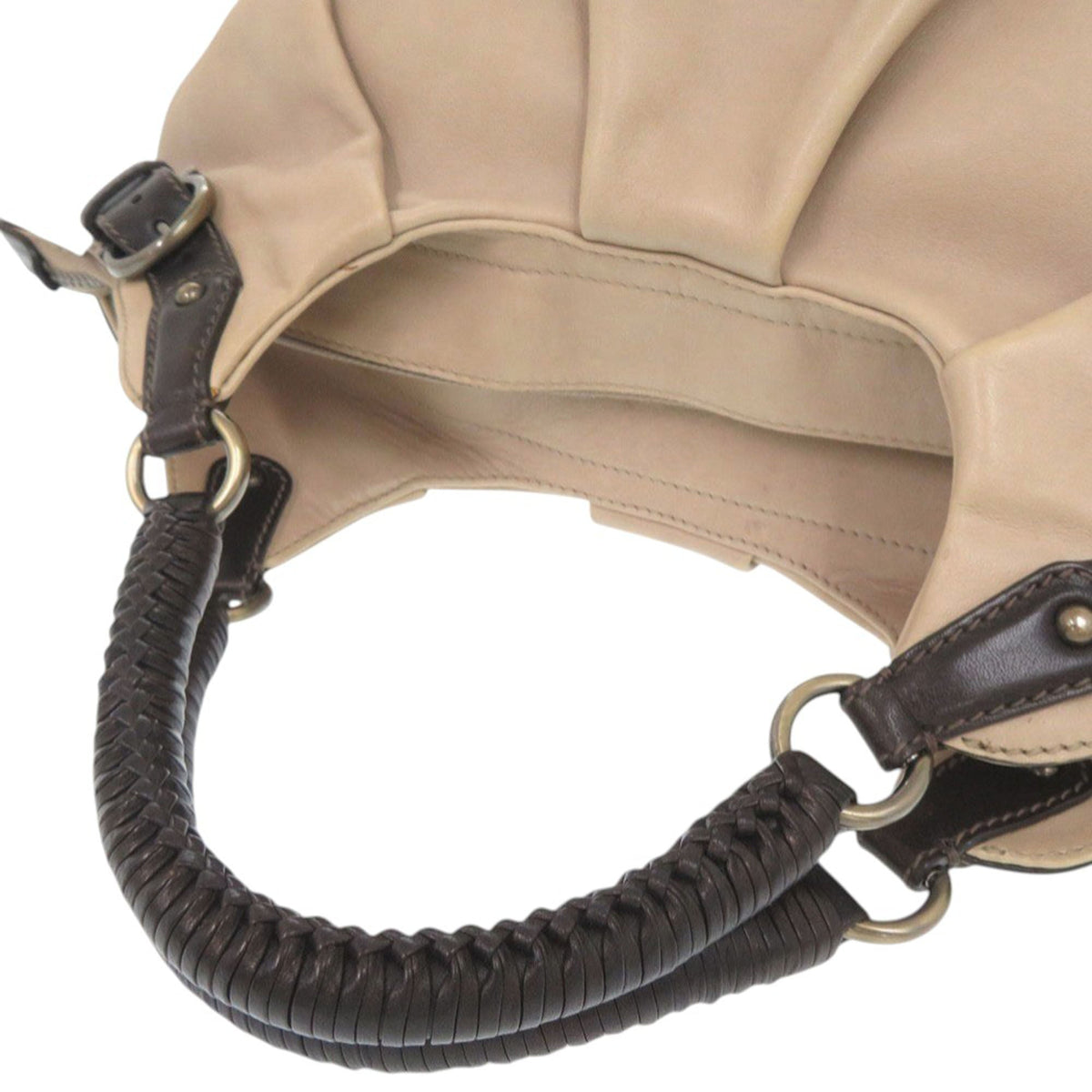 Ferragamo Leather Gancini Tote