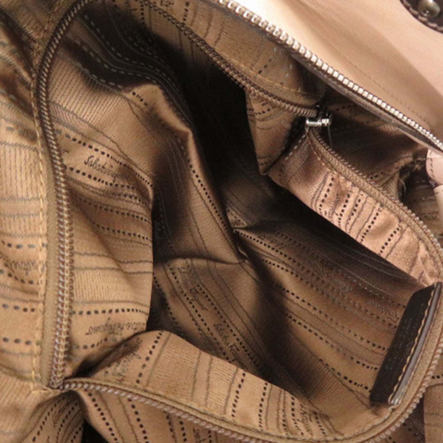 Ferragamo Leather Gancini Tote