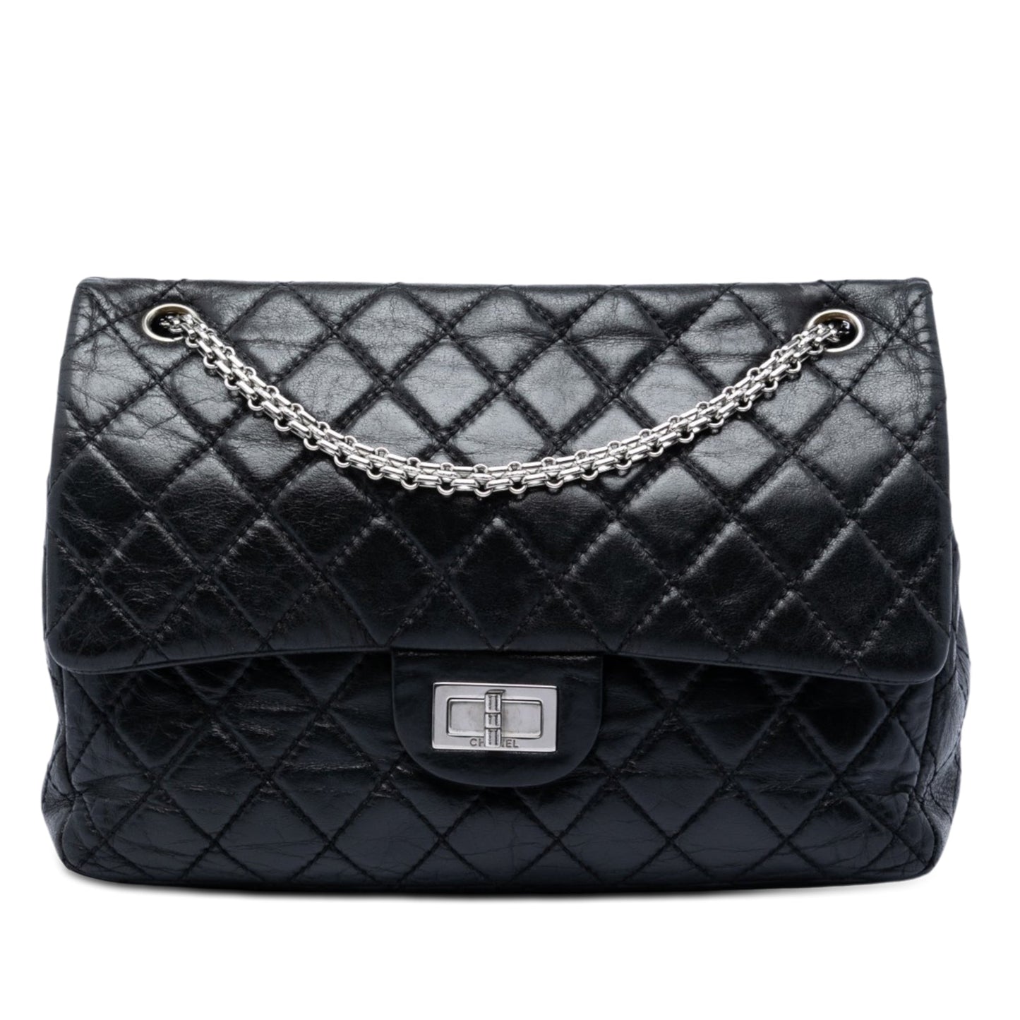 Chanel Quilted Aged Calfskin Reissue 2.55 Double Flap 227