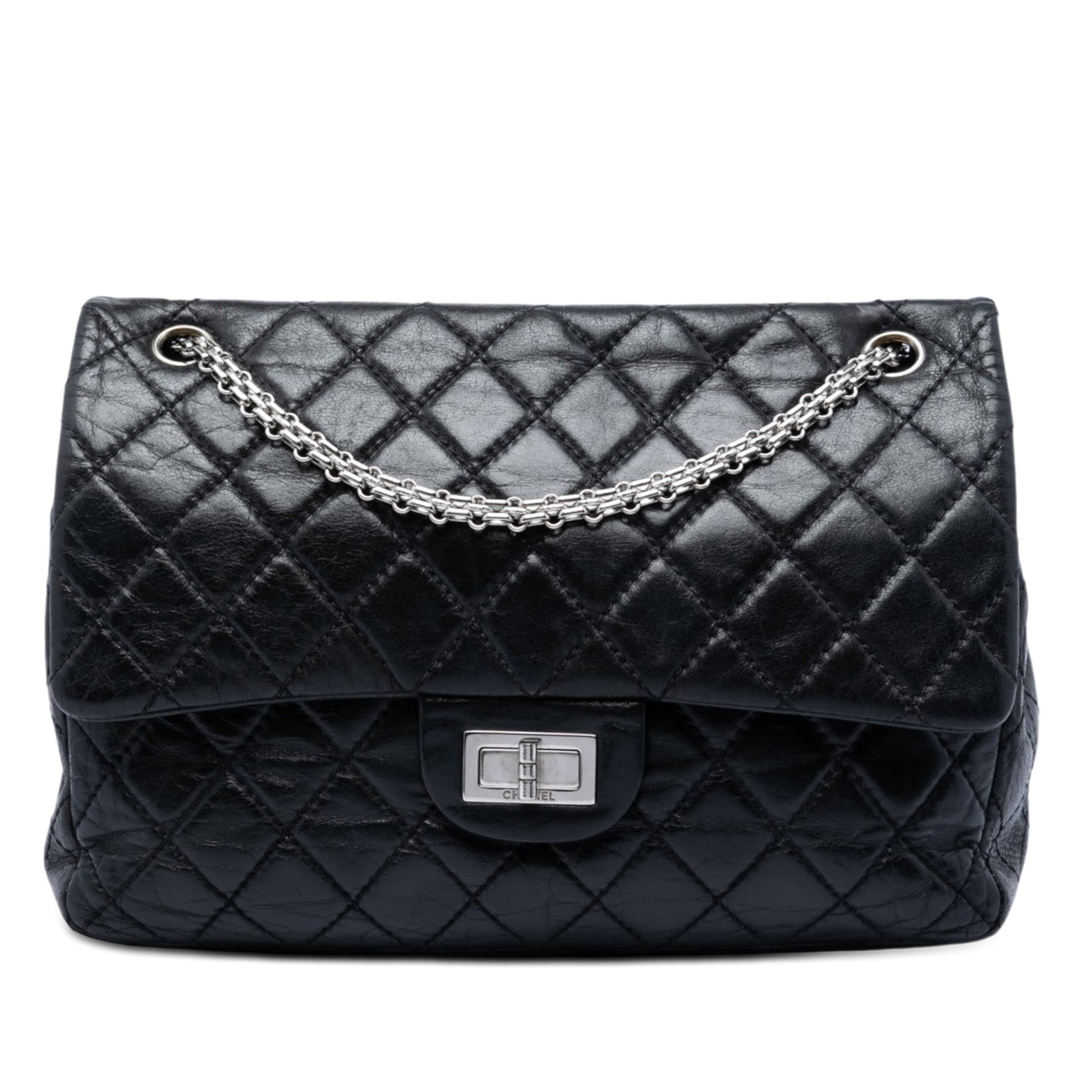 Chanel Quilted Aged Calfskin Reissue 2.55 Double Flap 227