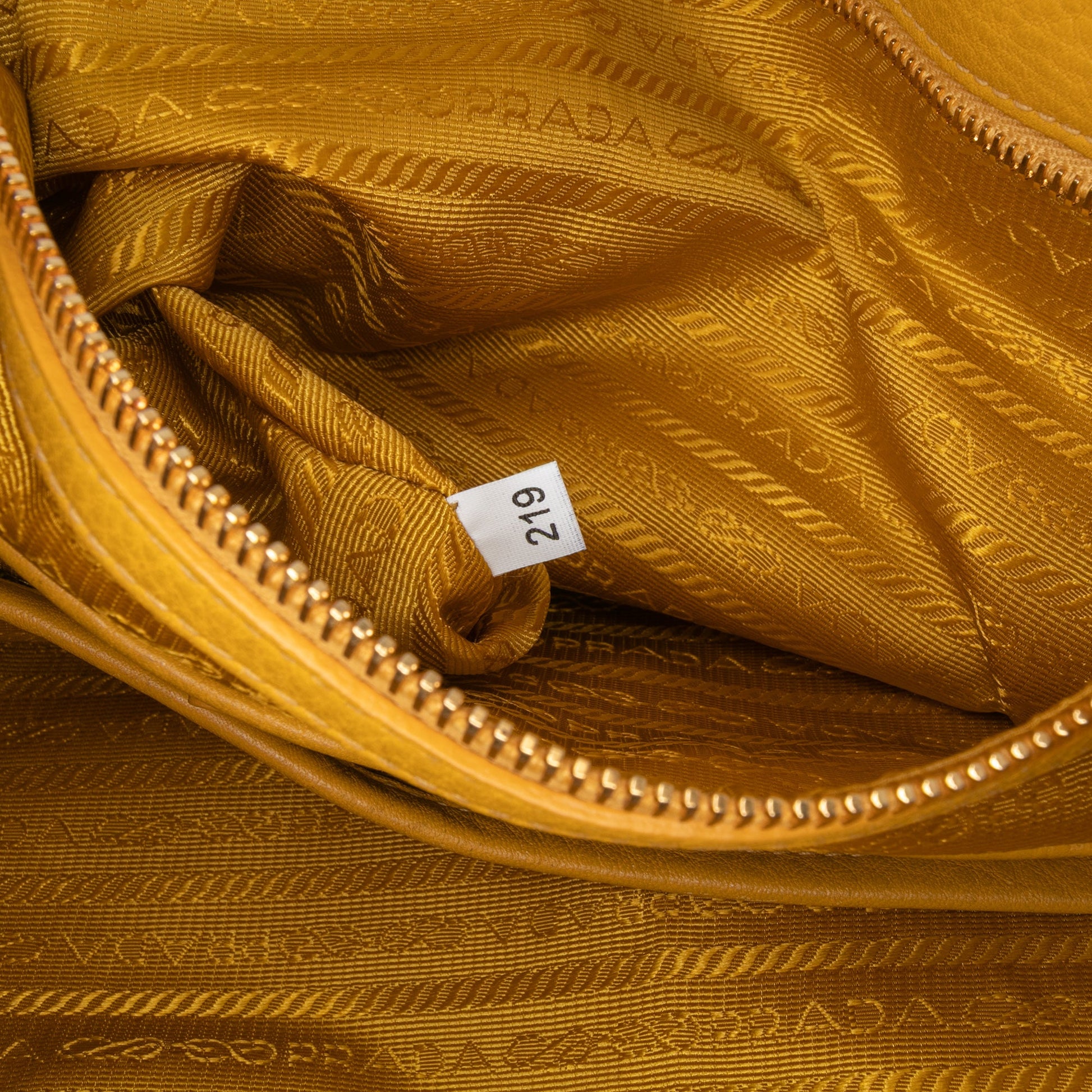 Prada Vitello Daino Side Zip Open Convertible Tote