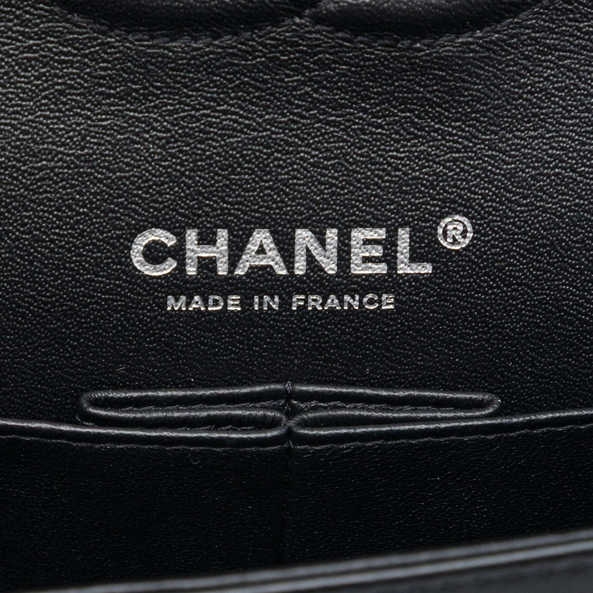Chanel Medium Classic Patent Double Flap — Black