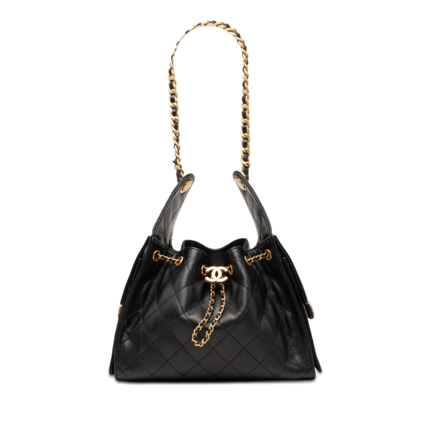 Chanel Small Quilted Caviar Chanel 25 Hobo