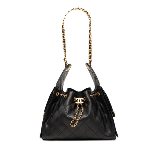 Chanel Small Quilted Caviar Chanel 25 Hobo