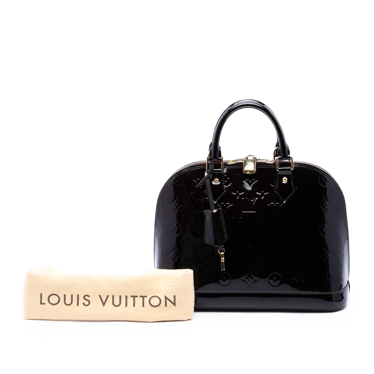 Louis Vuitton Monogram Vernis Alma PM — Purple