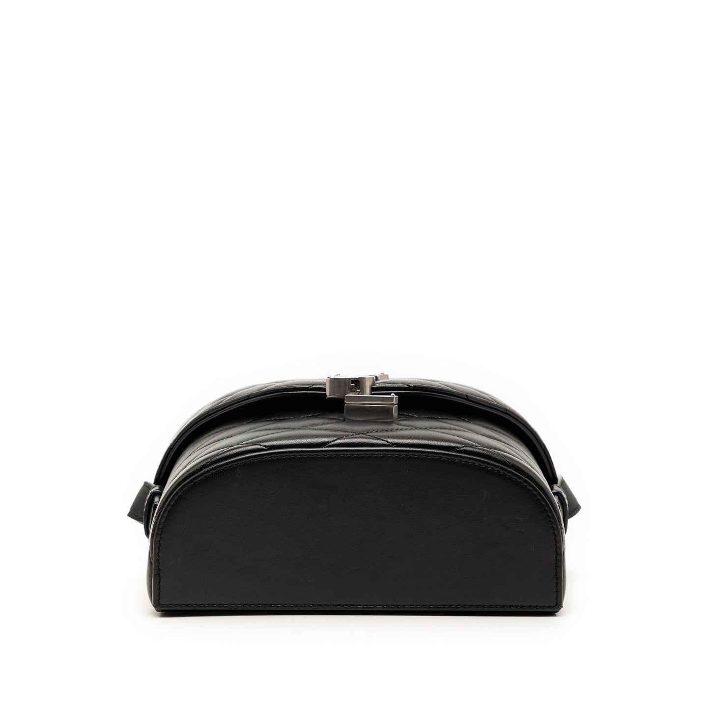 Saint Laurent Quilted Lambskin Monogram June Box Bag